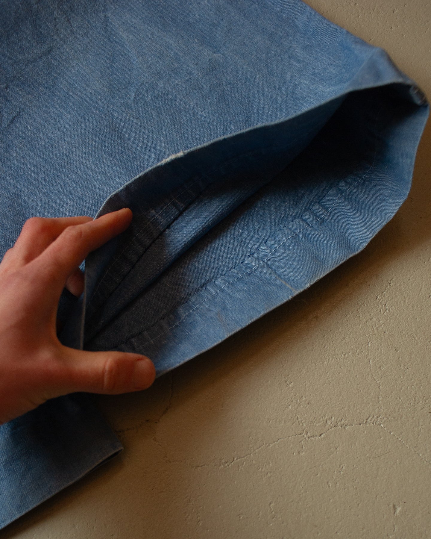 70s John F. Gee Mega-Flared Pants blue - 28x29