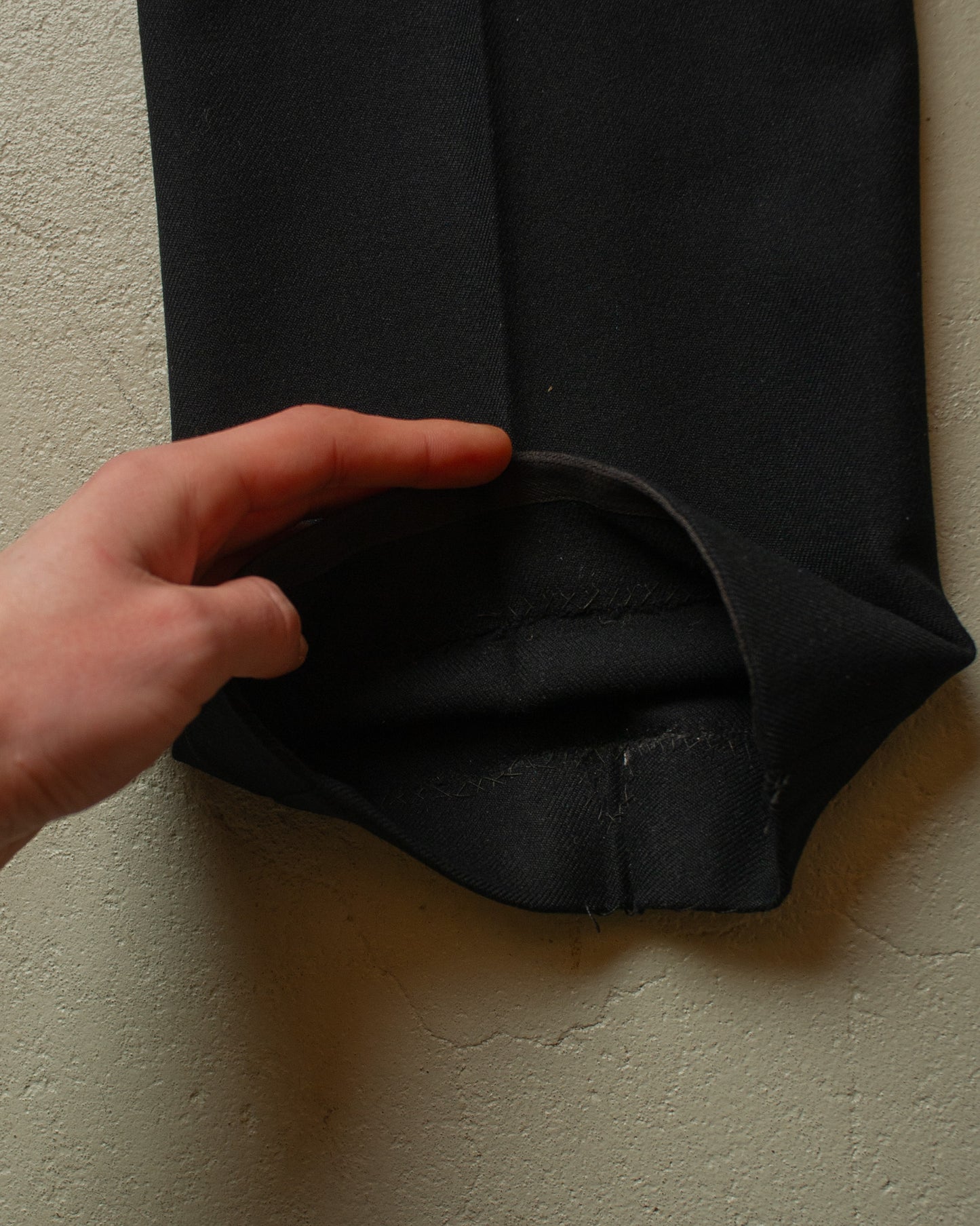 1910s/20s German Dress Wool Trousers black - W41 L32