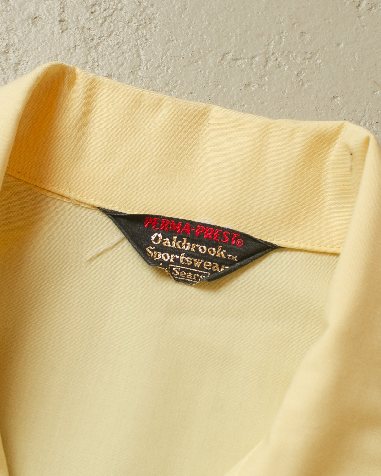 1960s Oakbrook by Sears light Jacket yellow - L/XL
