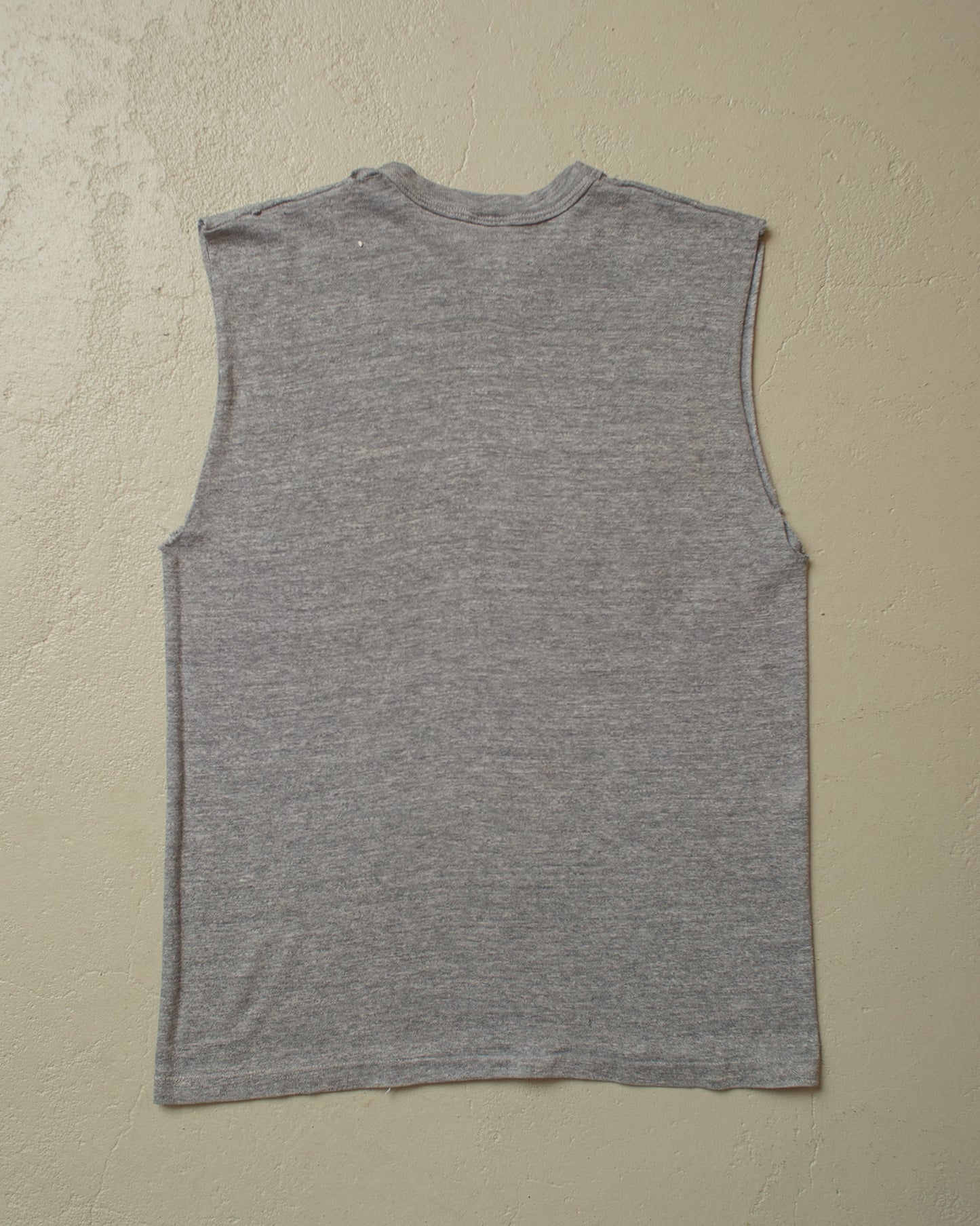 1980s Nike Logo Cut-off Shirt grey - S