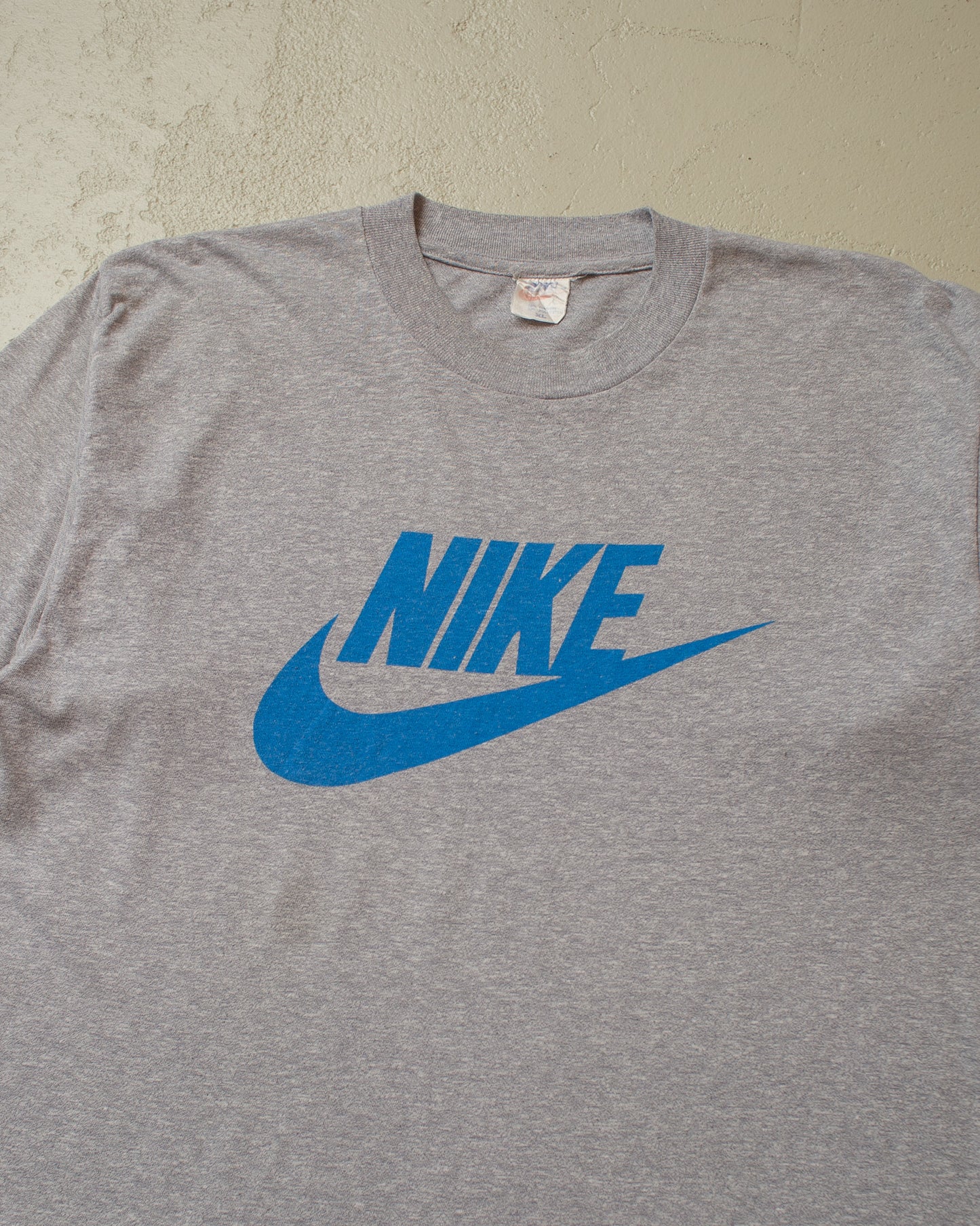 1980s Nike Logo T-shirt grey - L/XL