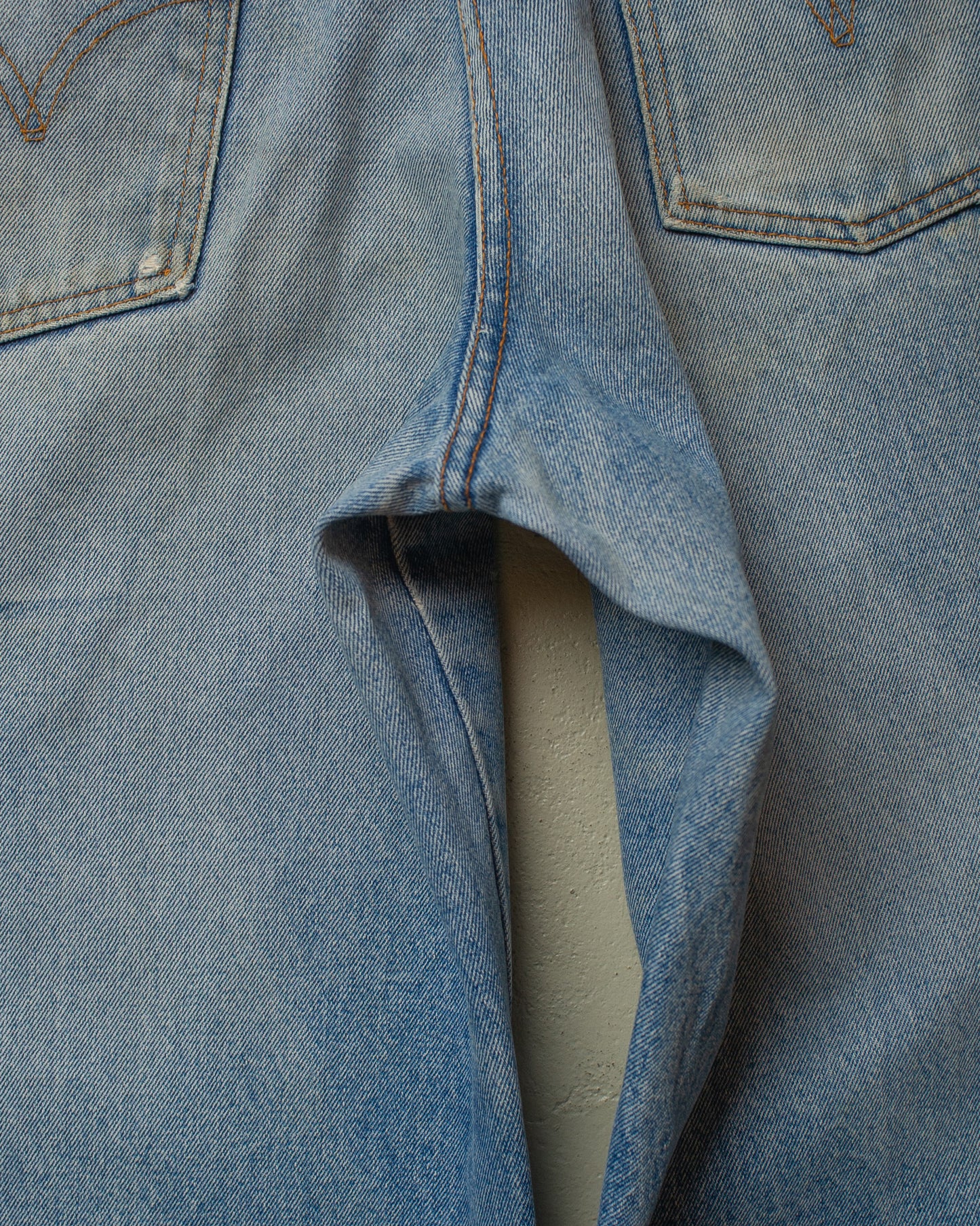 1980s Faded Rebel Jeans light blue - W32 L31