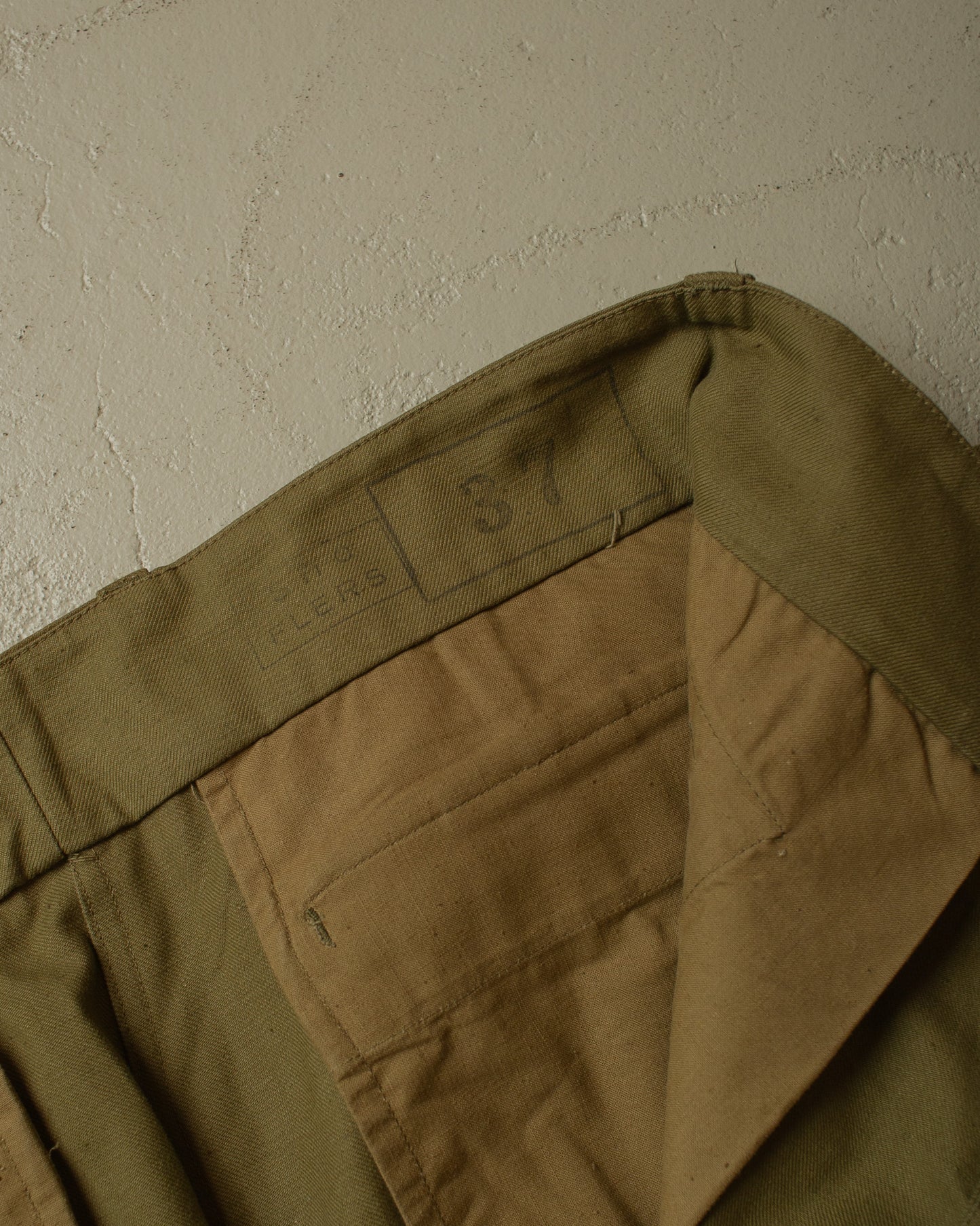1940s/50s French Army Motorcycle Pants brown - W38,5 L32