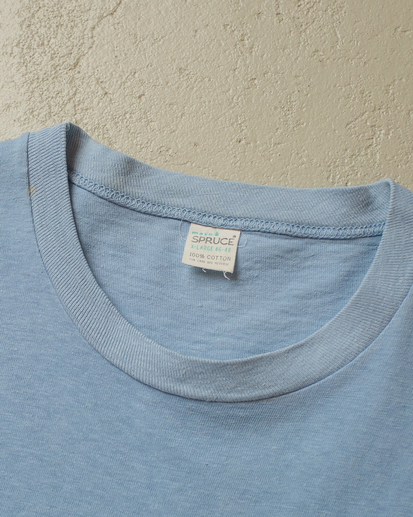 1960s Ohio State Swan Club Painter T-shirt blue - L/XL