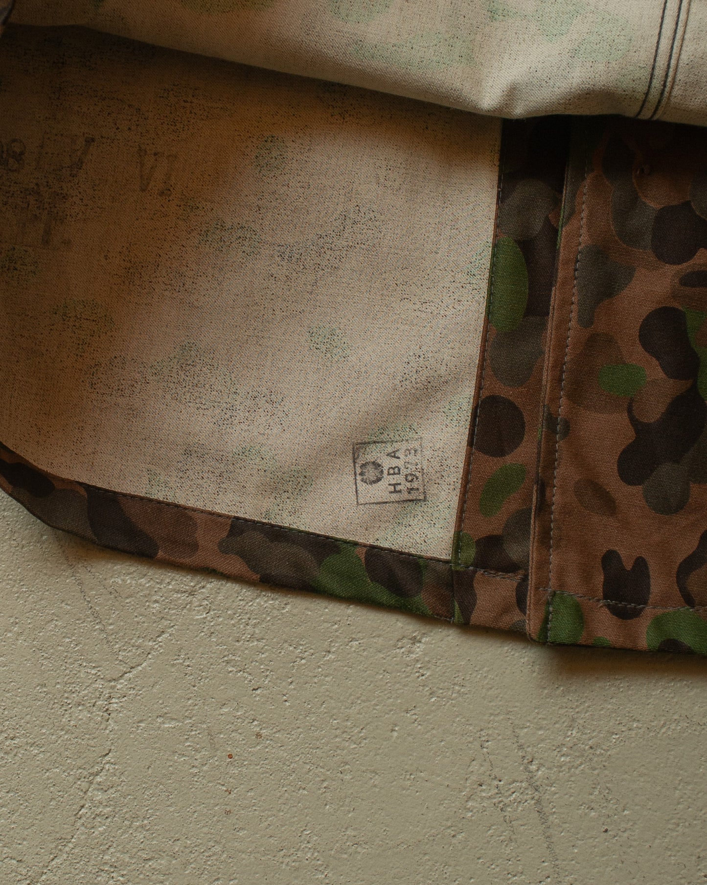 1973 unworn Austrian Army Pea Dot Camouflage Parka - XL/XXL
