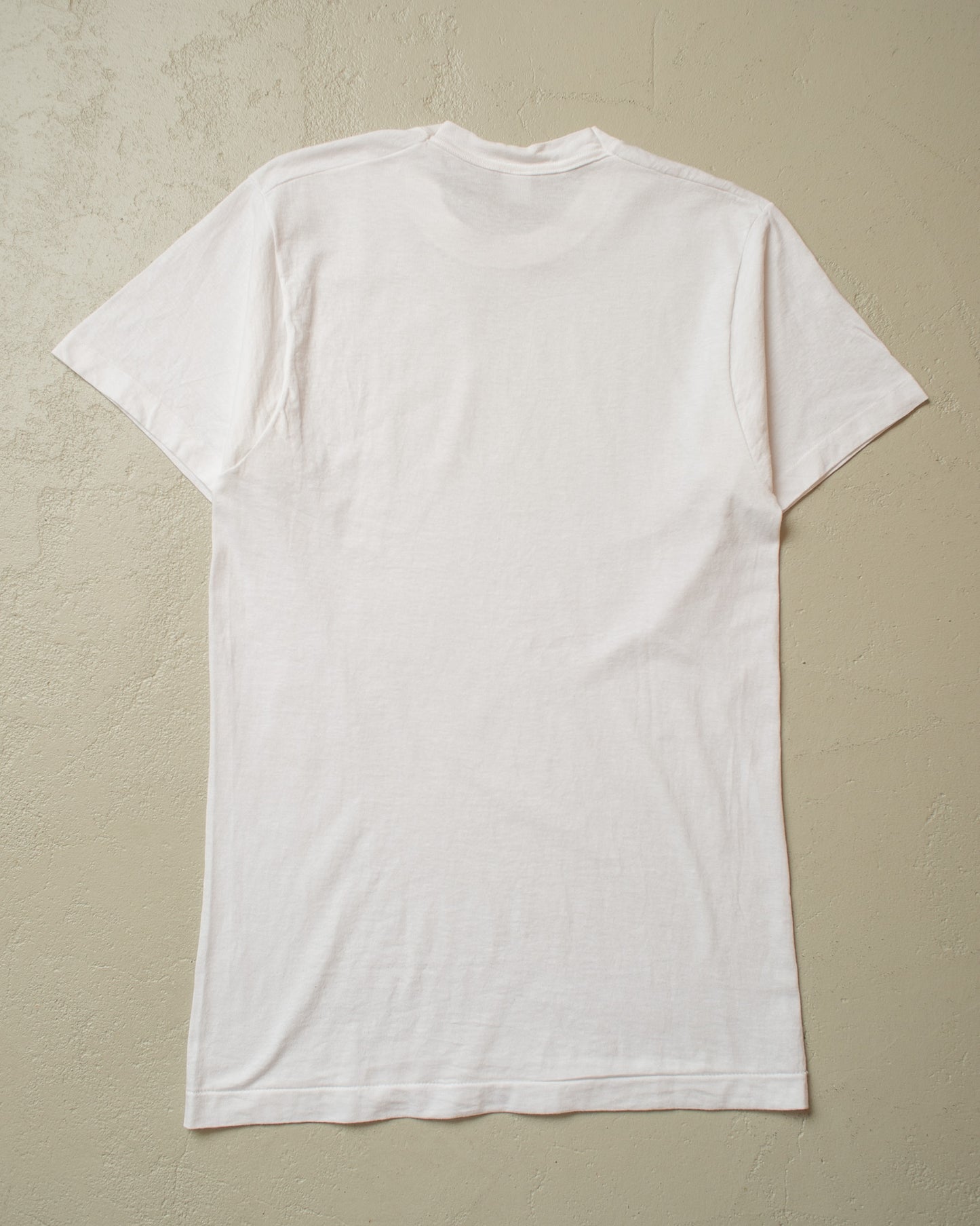 1980s Fruit of the Loom Blank T-shirt white - M/L