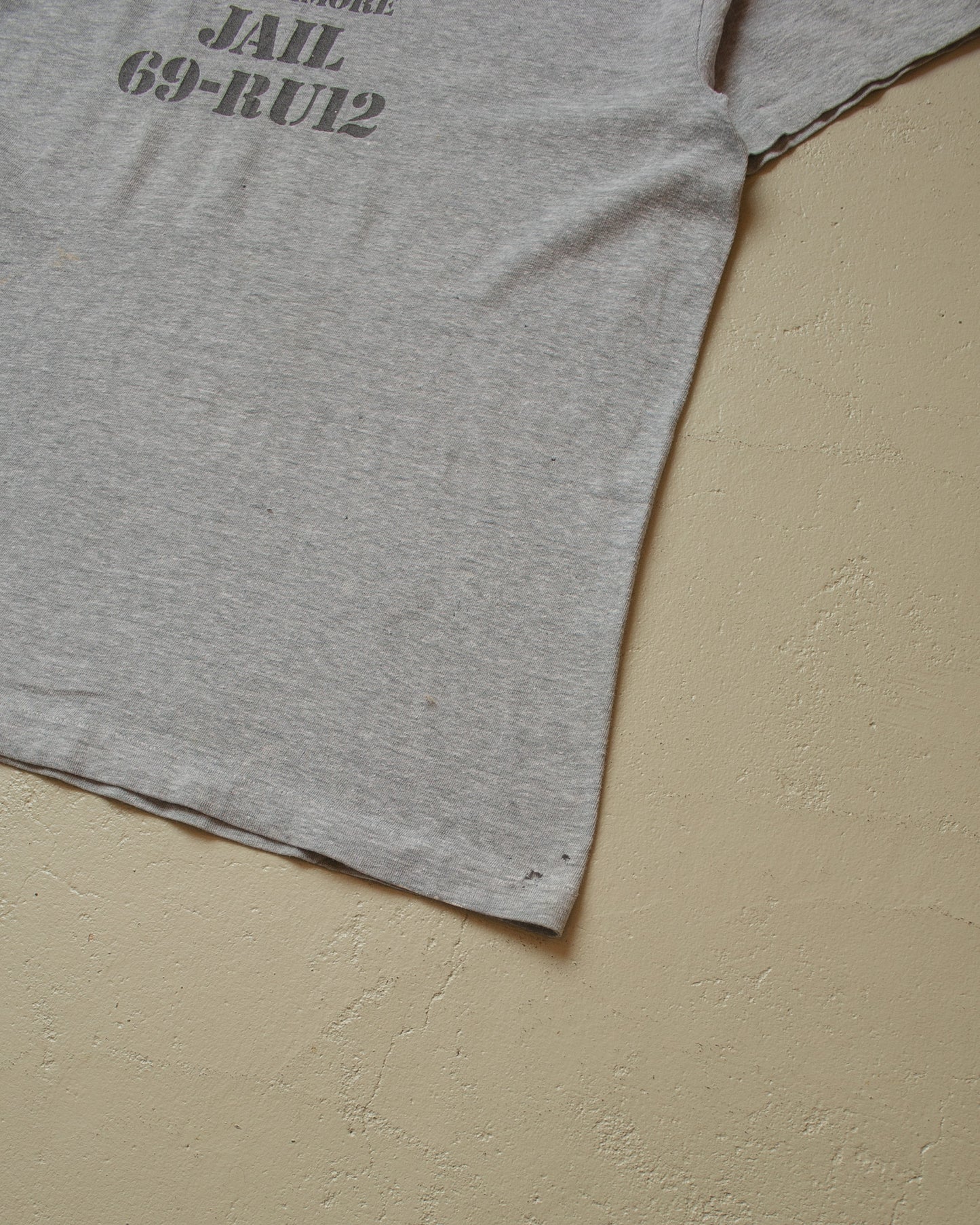 1970s Property of Baltimore Jail T-shirt grey - M