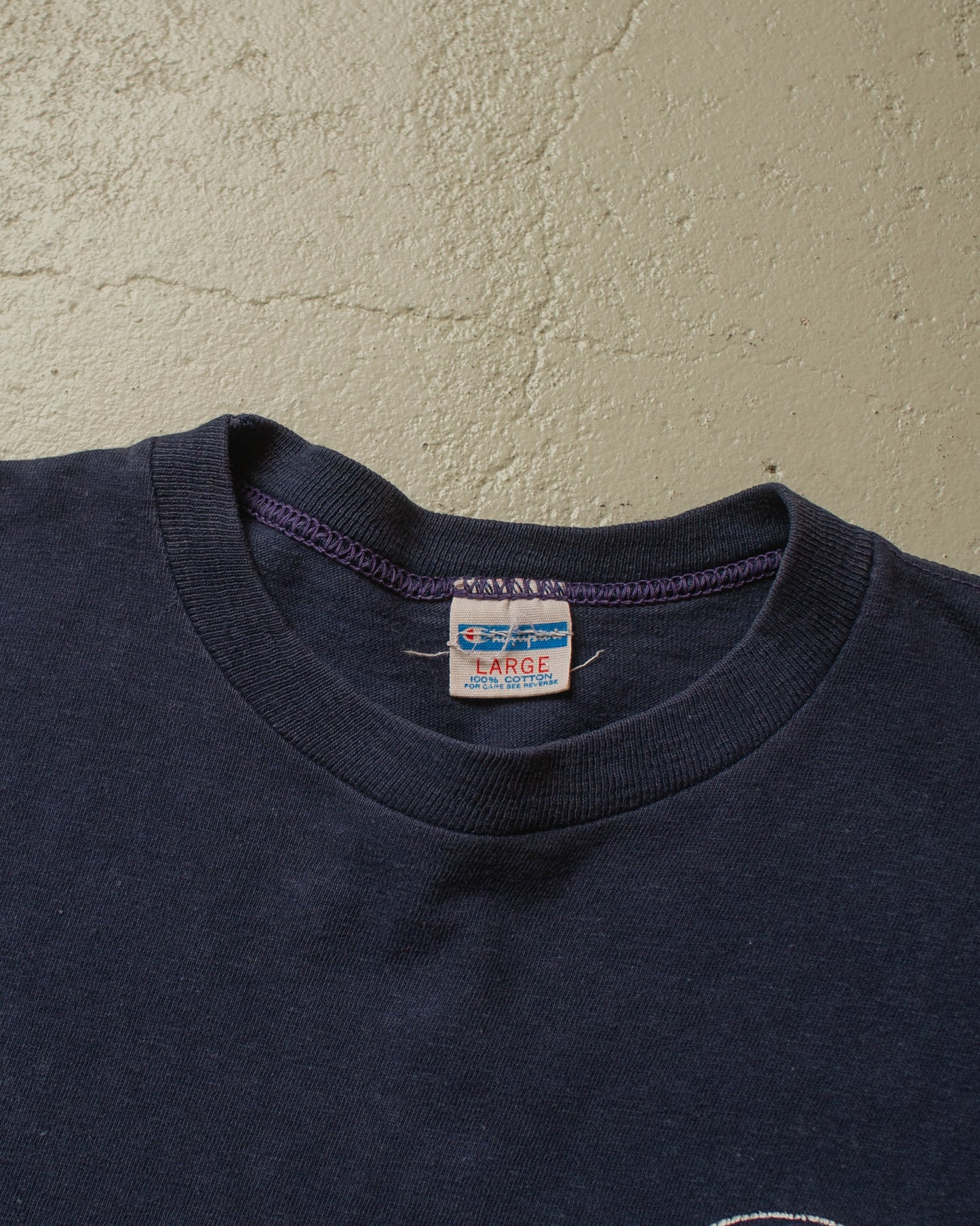 1970s Champion Squash Center T-shirt navyblue - S/M