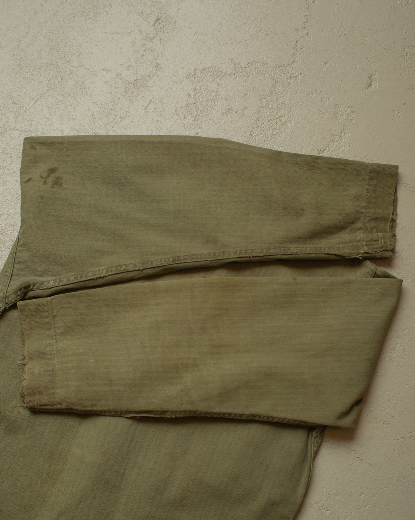 1940s US Army WW2 HBT (Gas Flap) Jacket khaki - M
