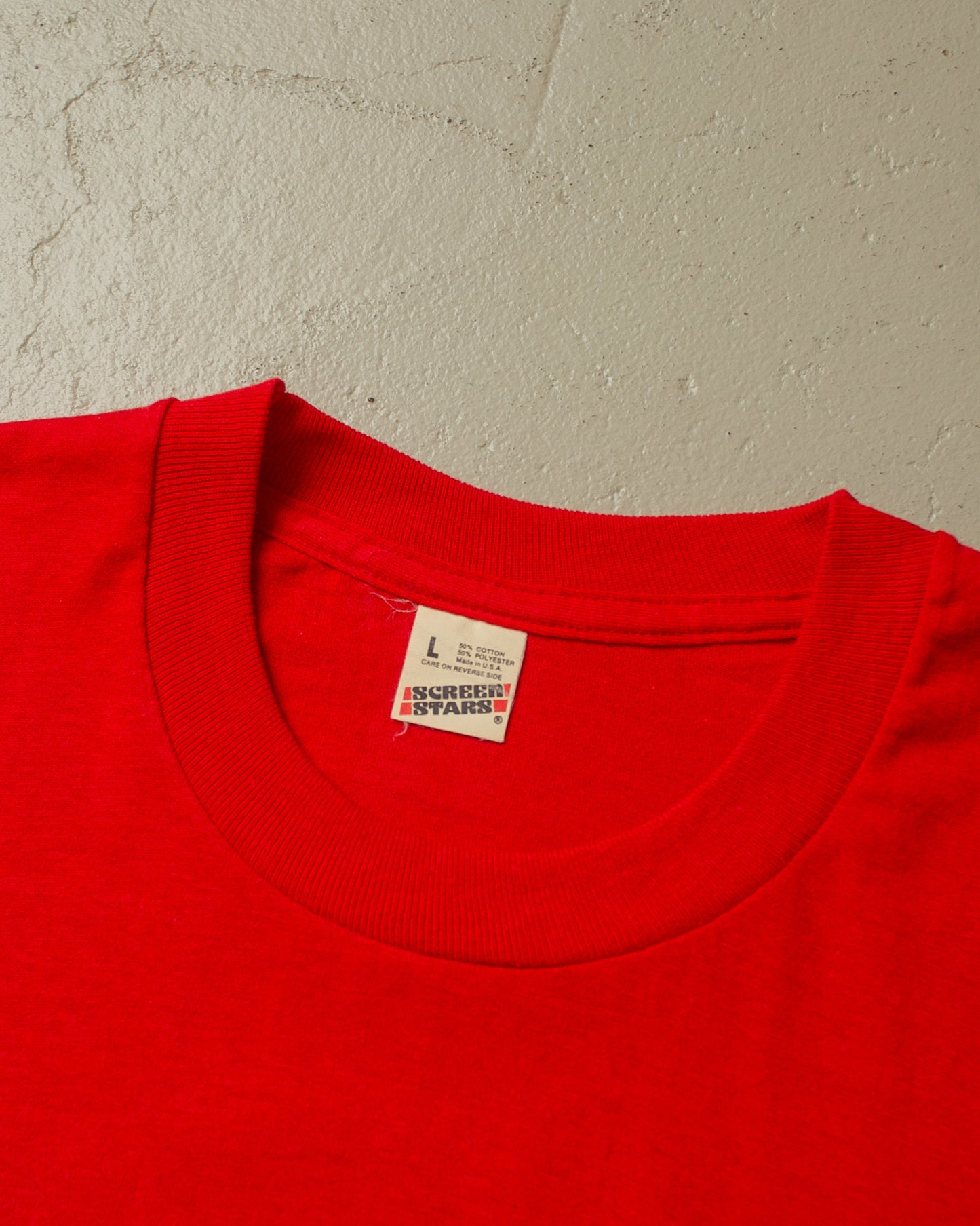 1980s unworn American Heart Association T-shirt red - L