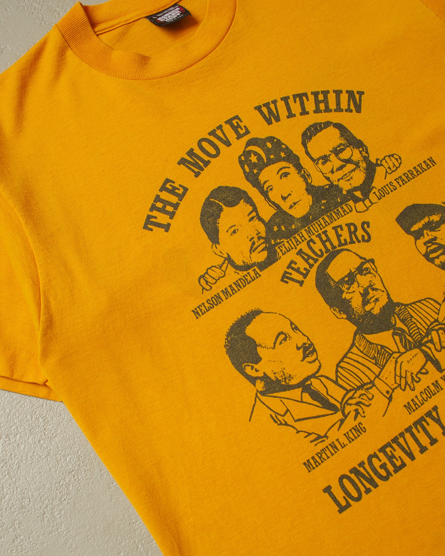1989 "Longevity lives on" T-shirt yellow - M/L