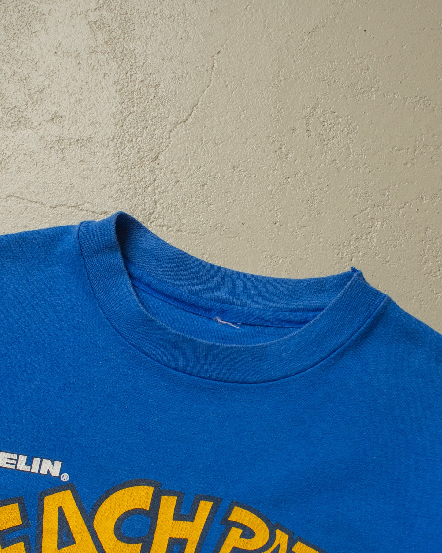 1980s Michelin Beach Patrol T-shirt blue - S