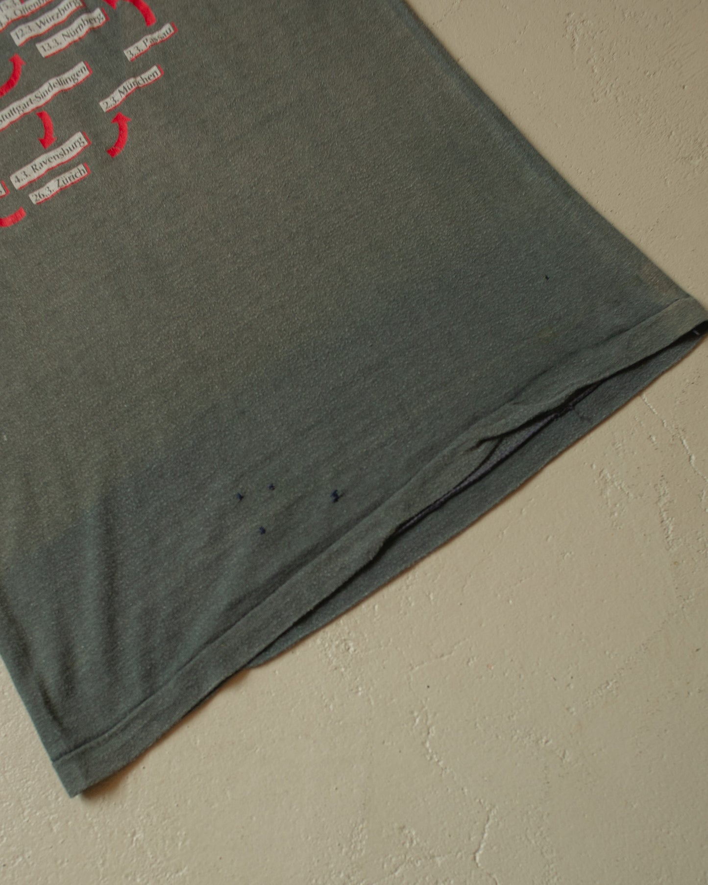 1983 Udo Lindenberg Odyssee Faded Tour T-shirt black - S