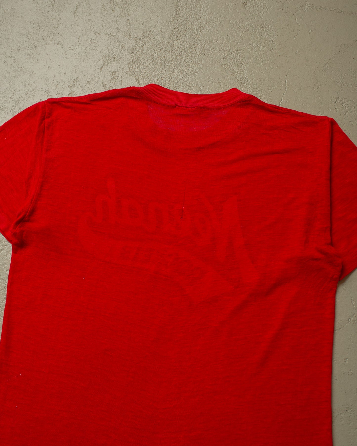 1980s Paperthin Neenah Rockets T-shirt red - M