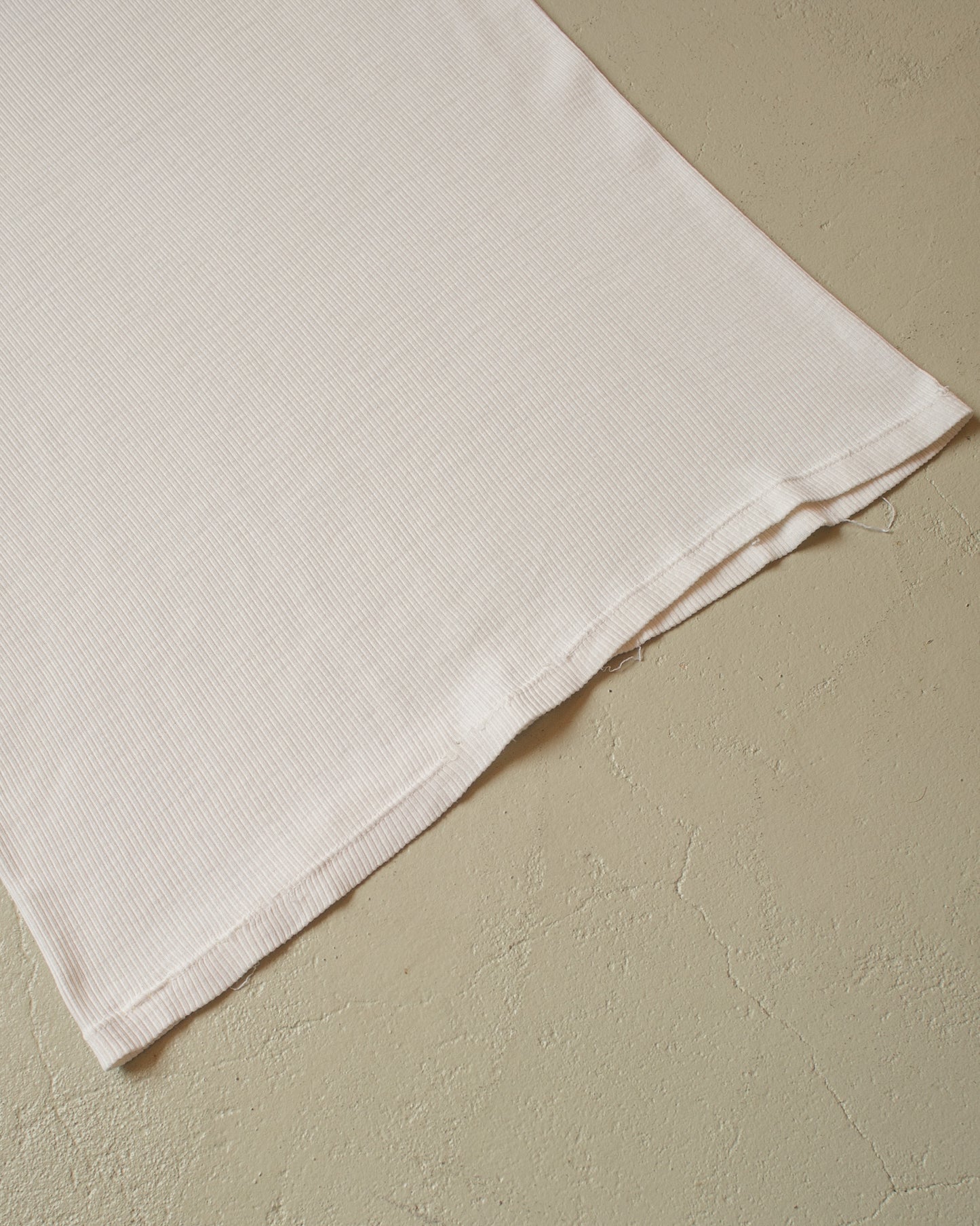1950s/60s? distressed Blank T-shirt white - M