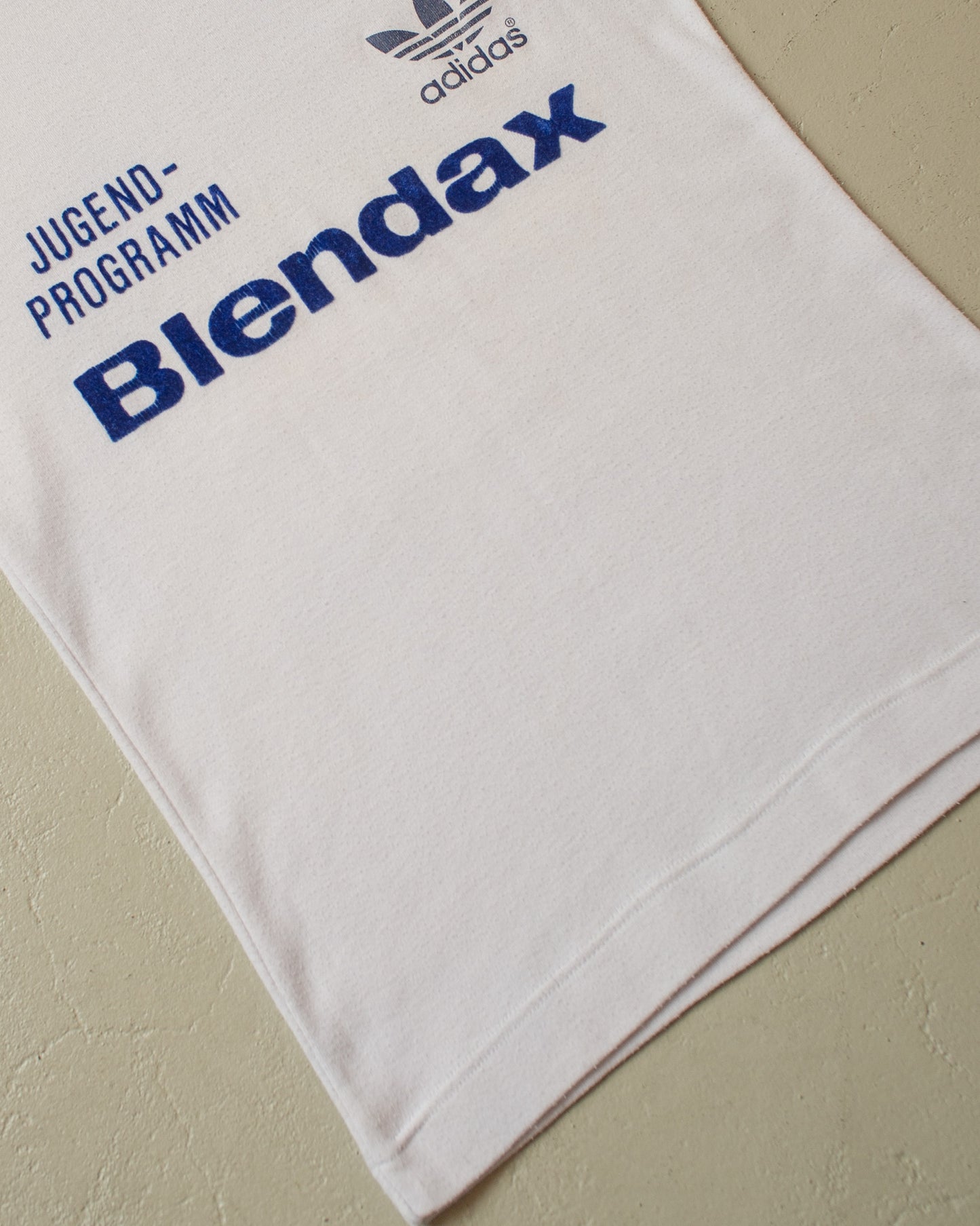 1980s Adidas Blendax Ringer T-shirt white - XS/S
