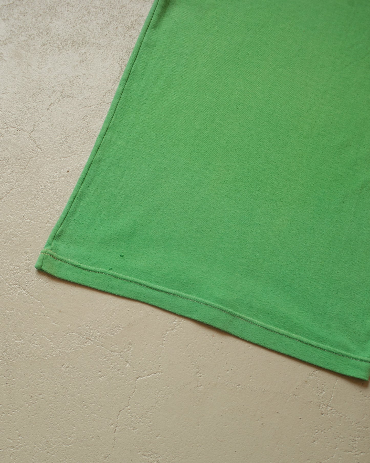 1980s Adidas Faded Ringer T-shirt green - S