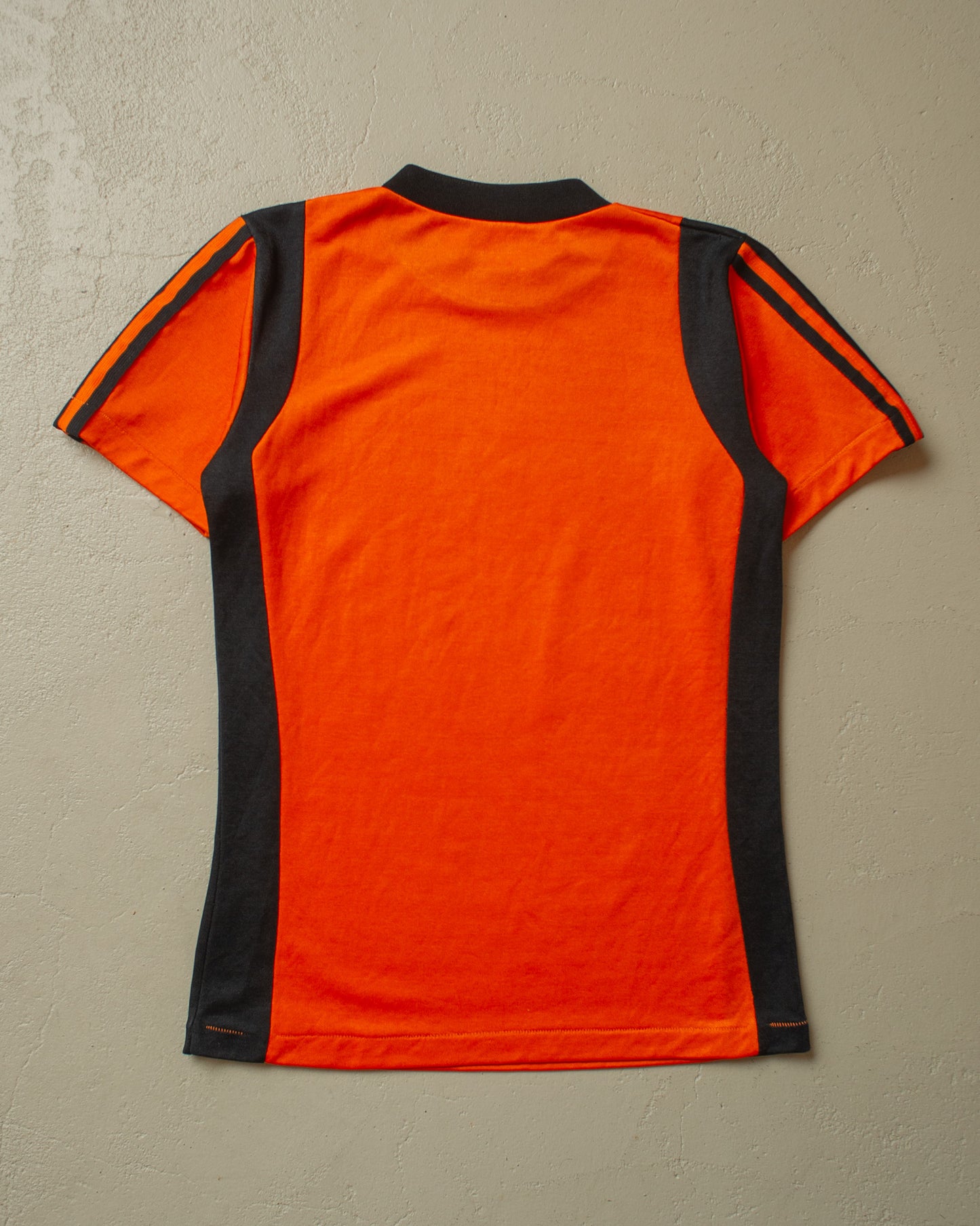 1980s Adidas Two Tone Jersey orange - XS/S