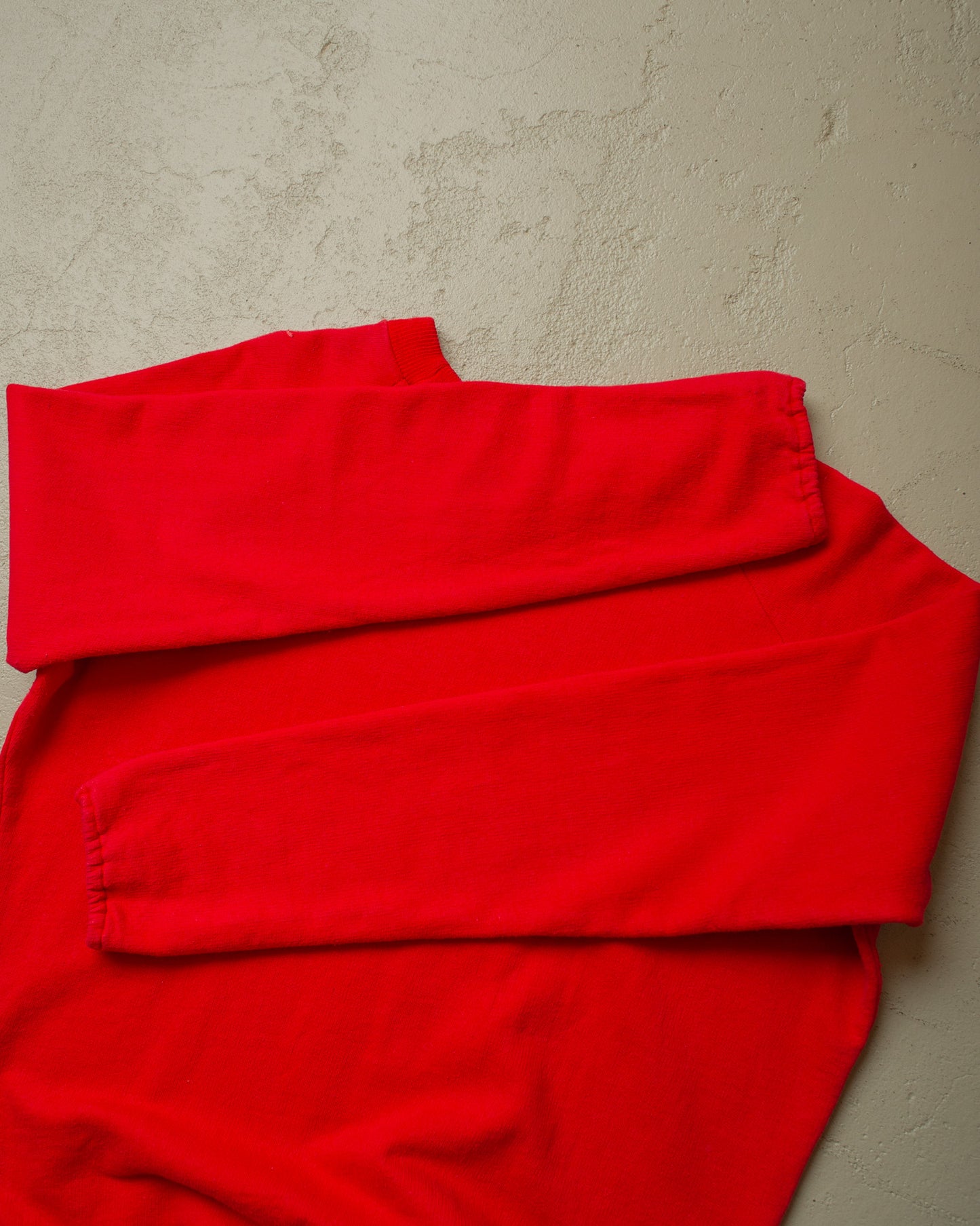 1980s Adidas Logo Sweatshirt red - M