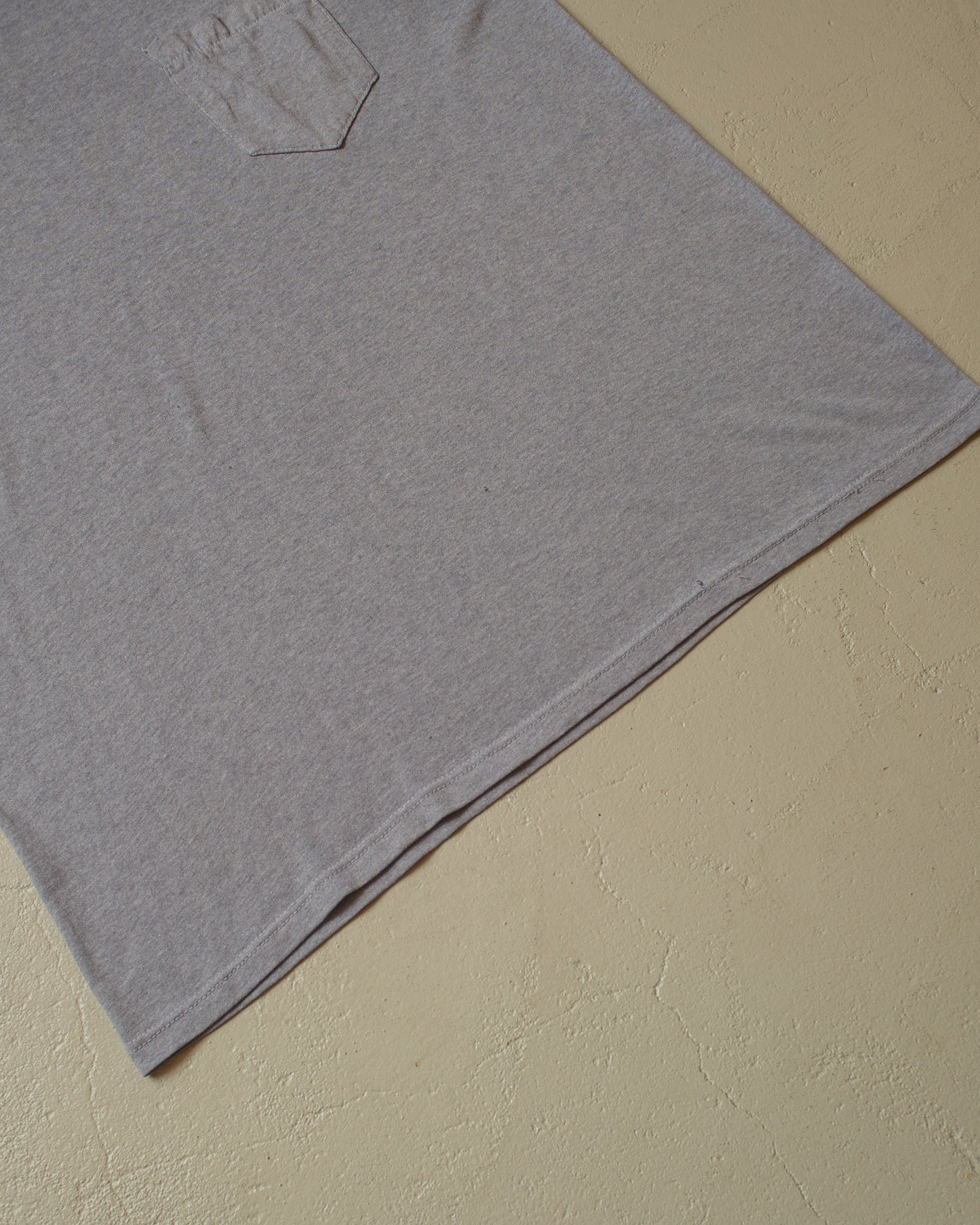 1980s Selvedge Pocket T-shirt grey - L