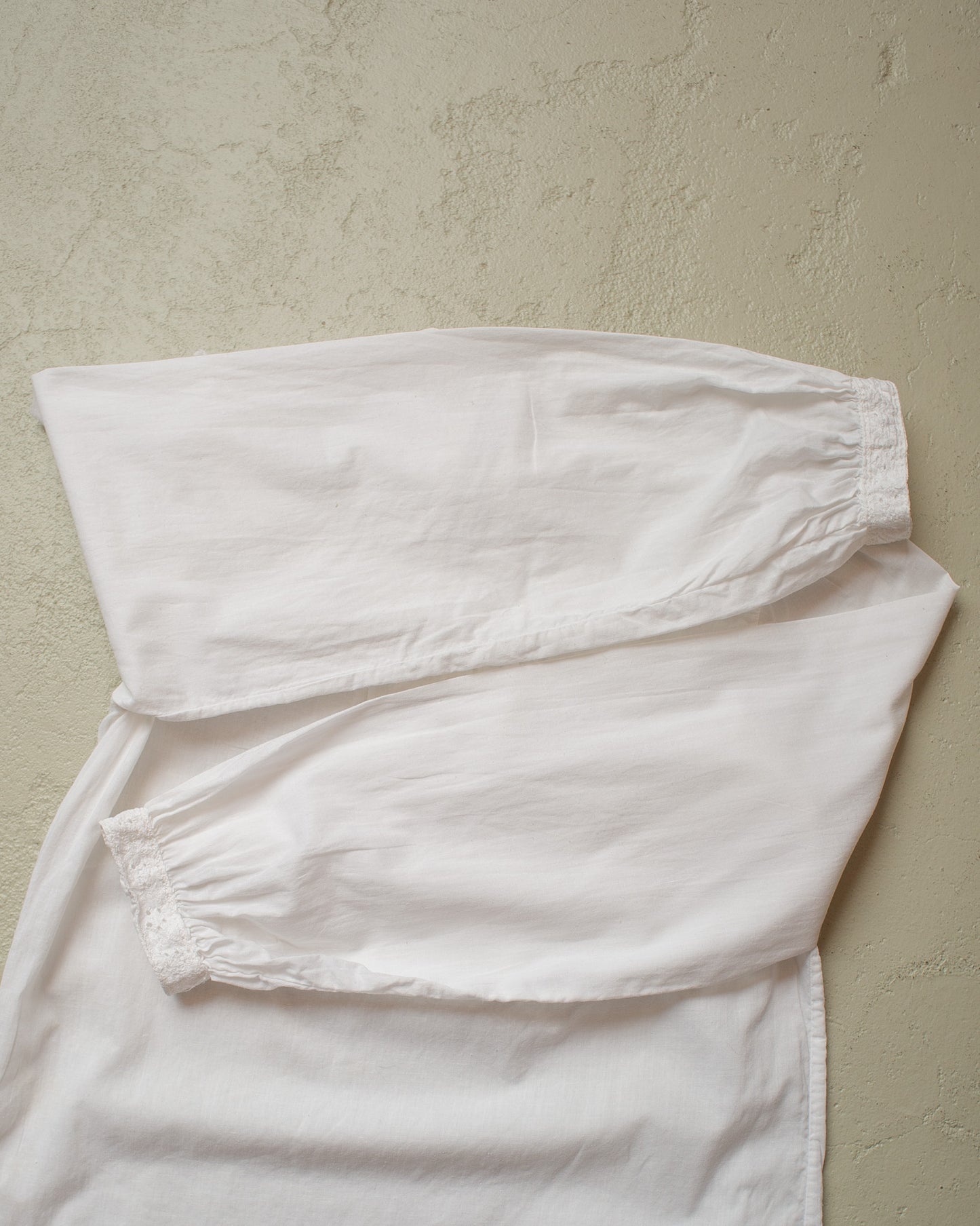 1970s Womens High Neck Blouse white - S