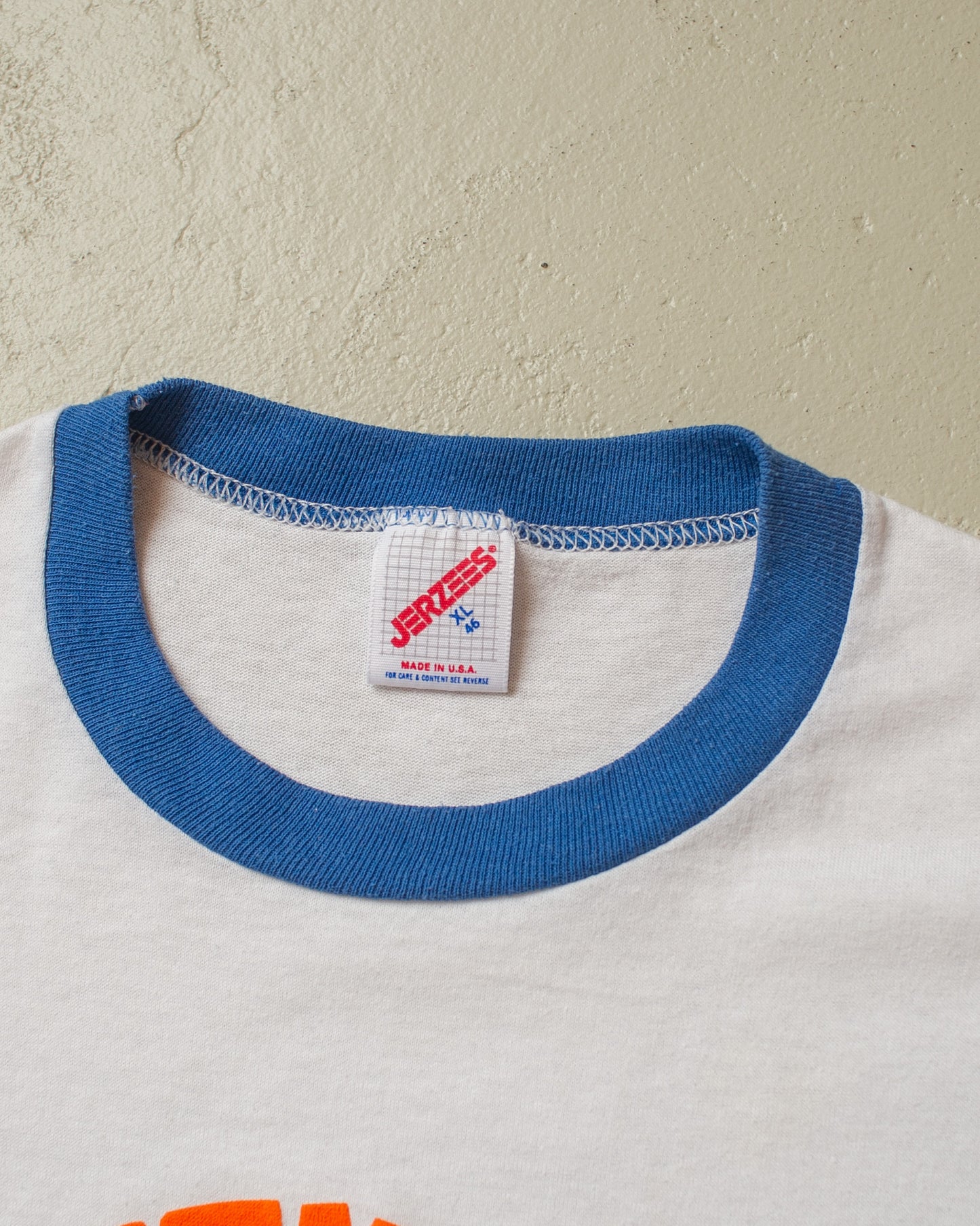 1980s Club Espanol Ringer T-shirt white - L