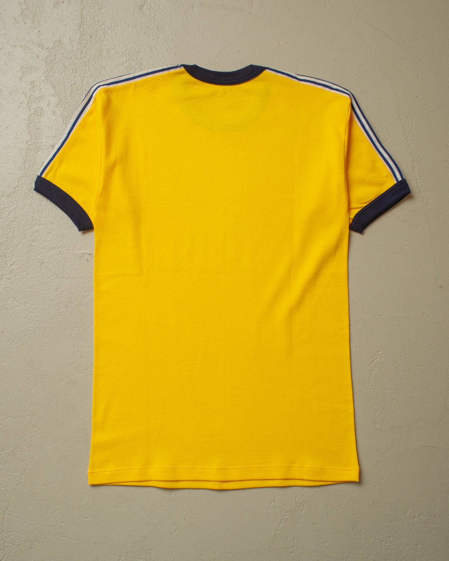 1970s unworn Mallorca Ringer T-shirt yellow - S/M