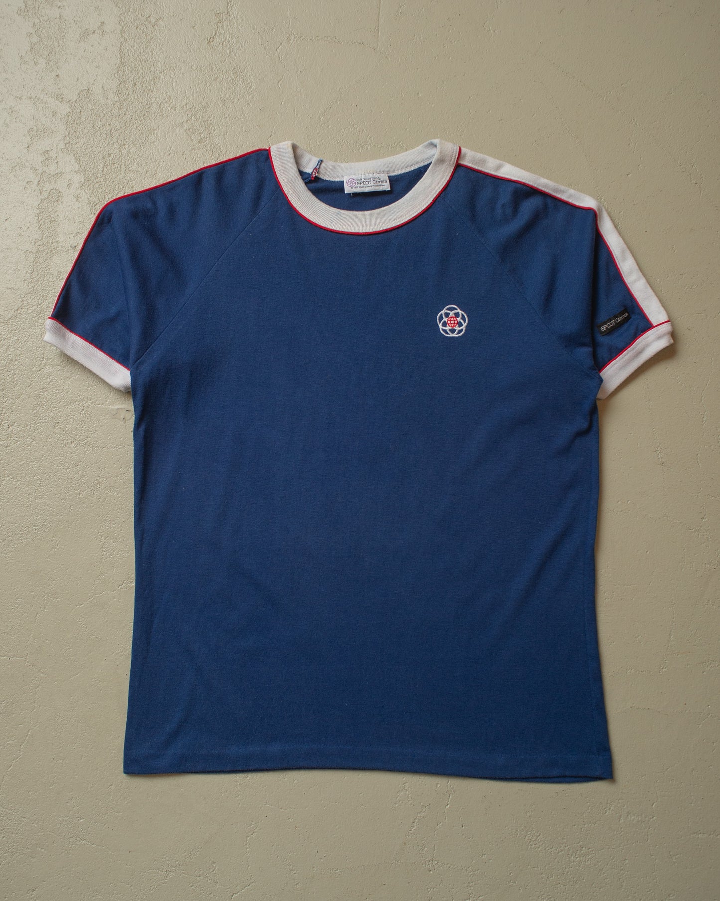 1982 Disney Epcot Center Ringer T-shirt navyblue - M/L