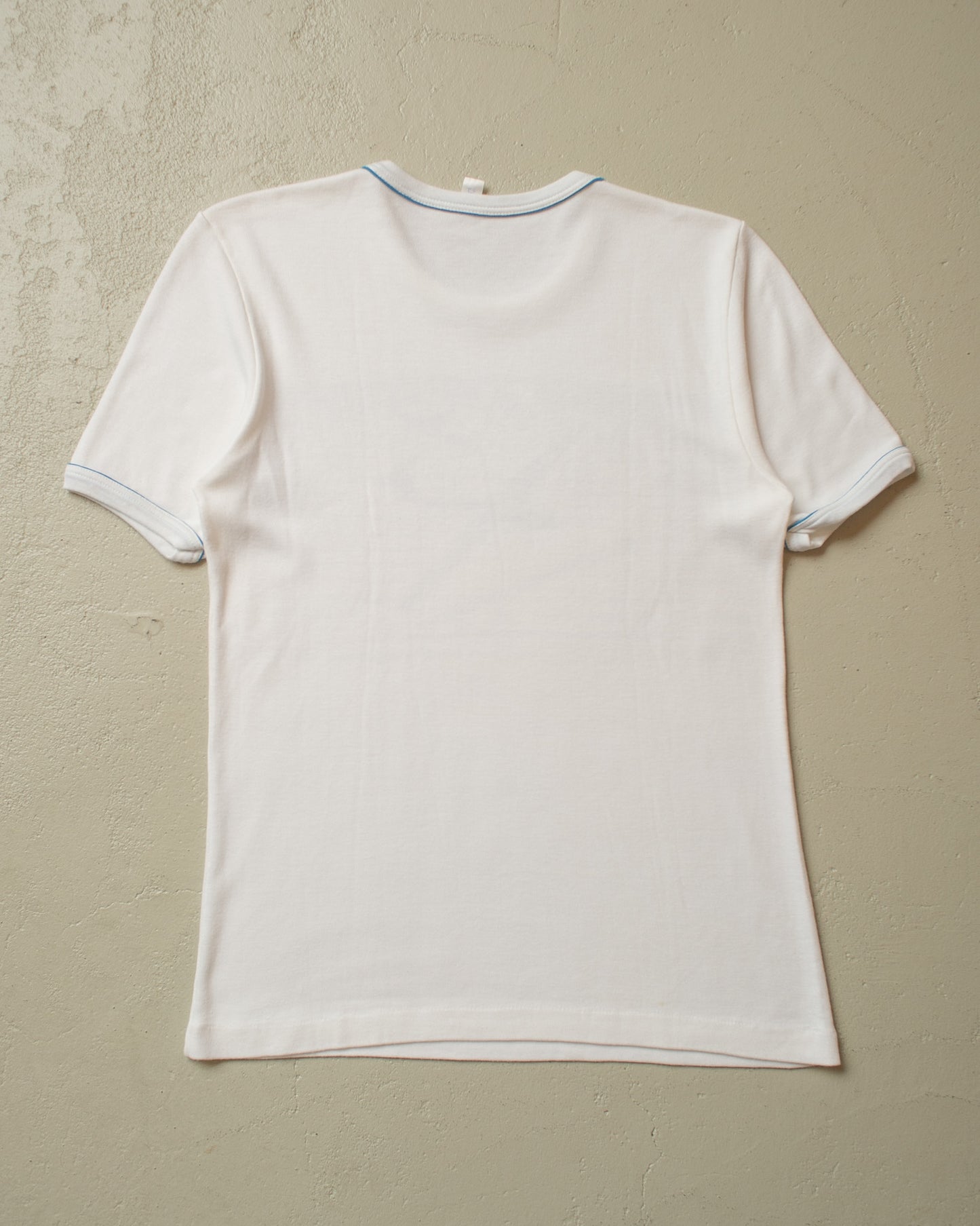 1970s Luftsportverein Degerfeld Ringer T-shirt white - S/M