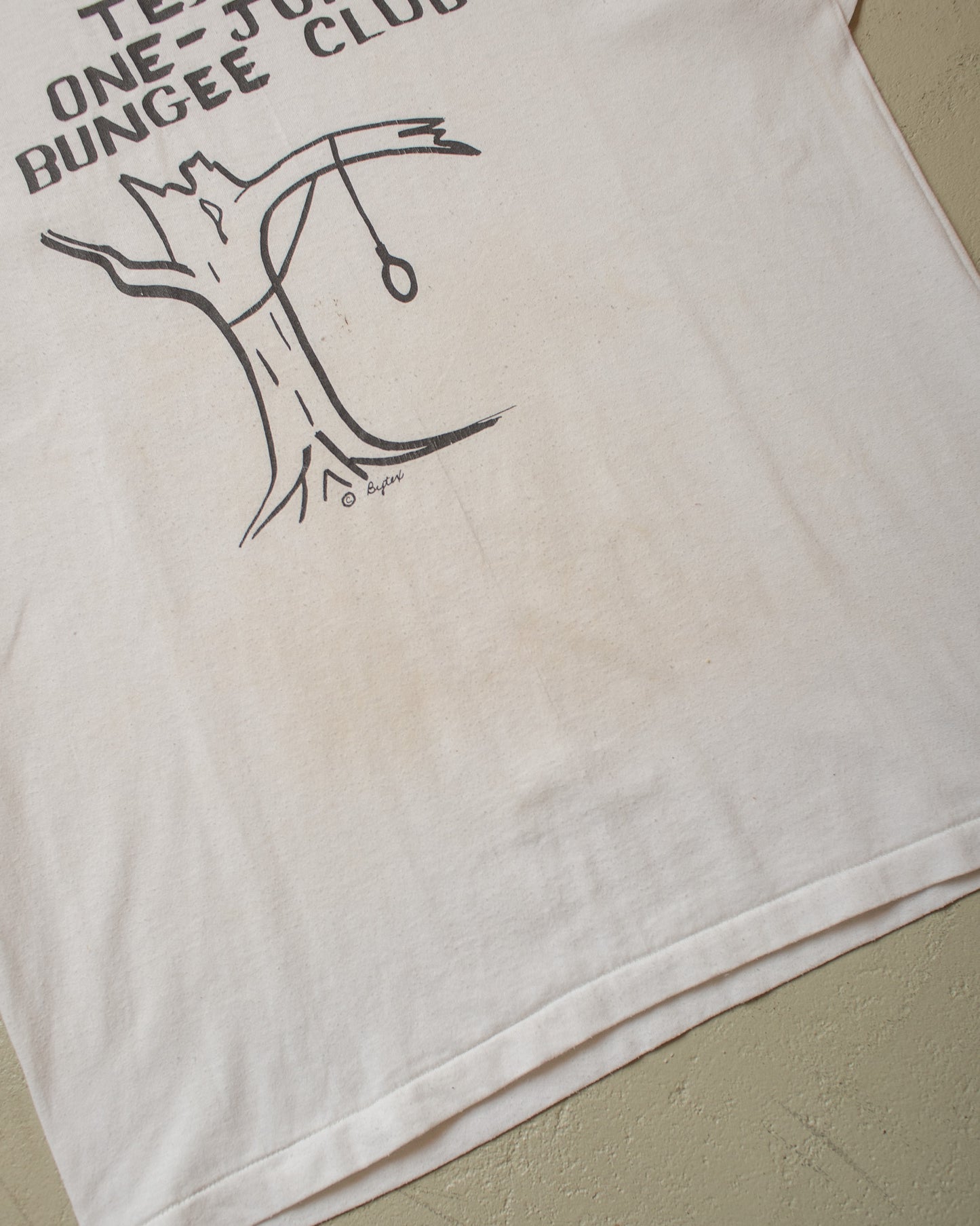 1990s Texas Bungee Club T-shirt white - L