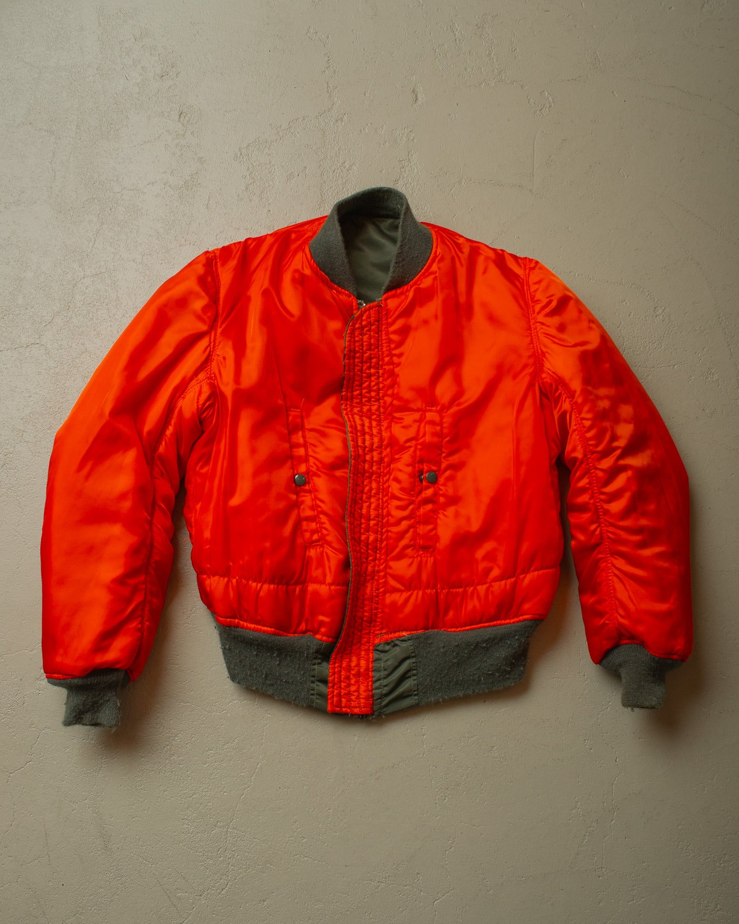 1970s US Air Force Reversible Flight Jacket green - M