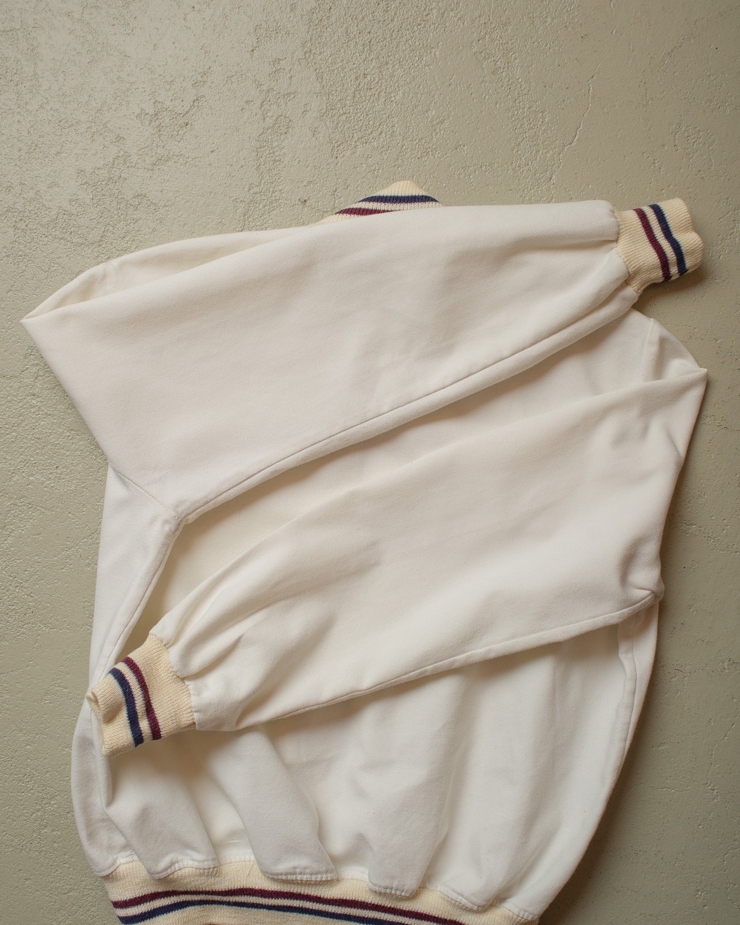 1950s/60s Bloomingdale Boys Shop Cotton Jacket white - S/M