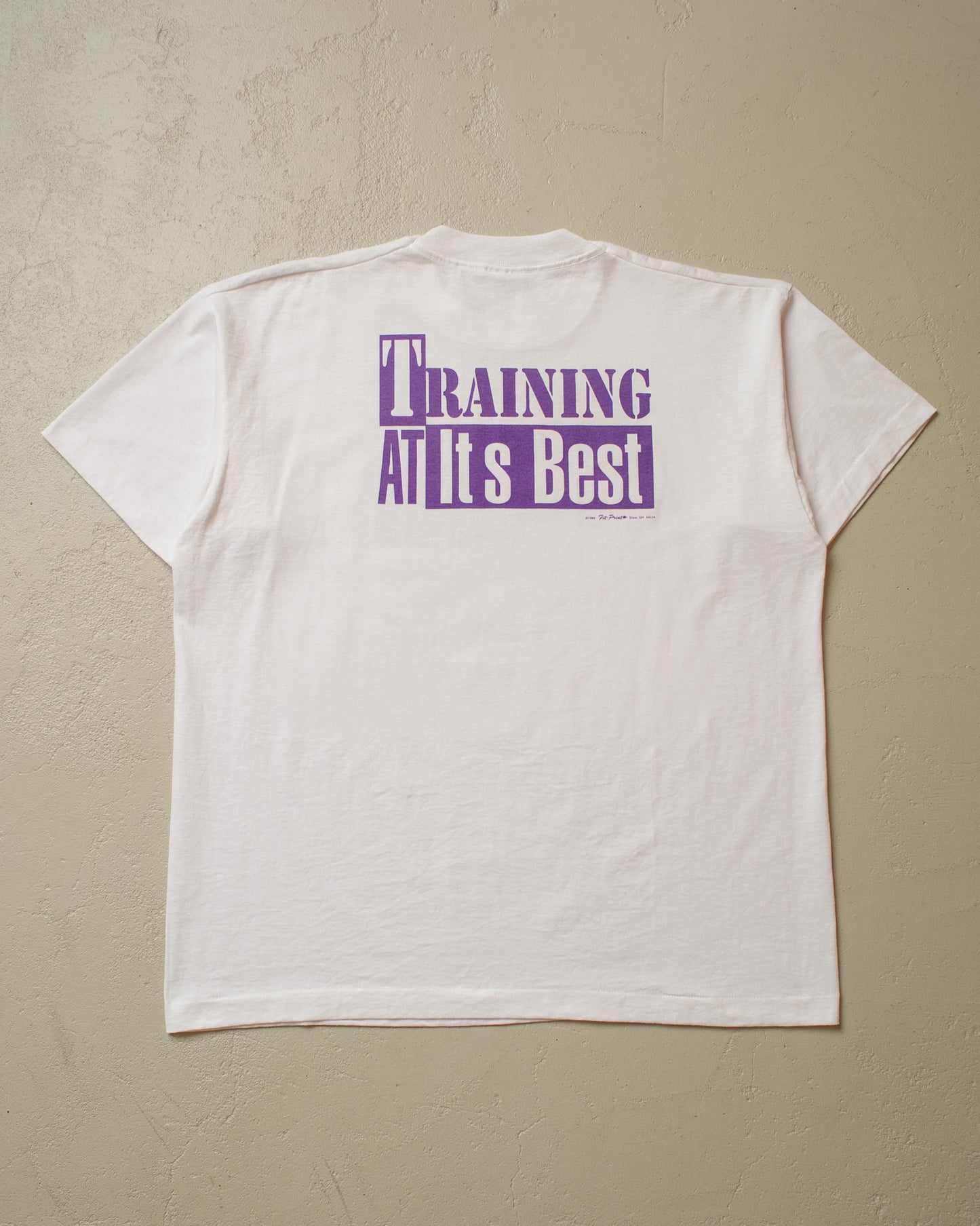 1990s "..Training at Its Best" T-shirt white - XL/XXL