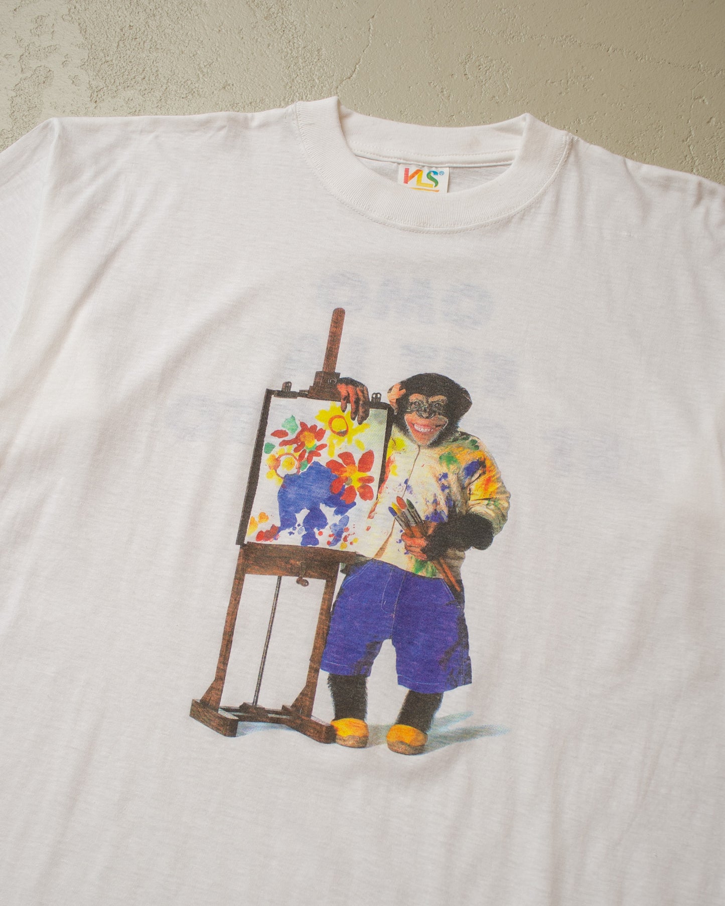 1990s Omo "..et Crapoto Basta" Wash Powder Promo T-shirt white - L