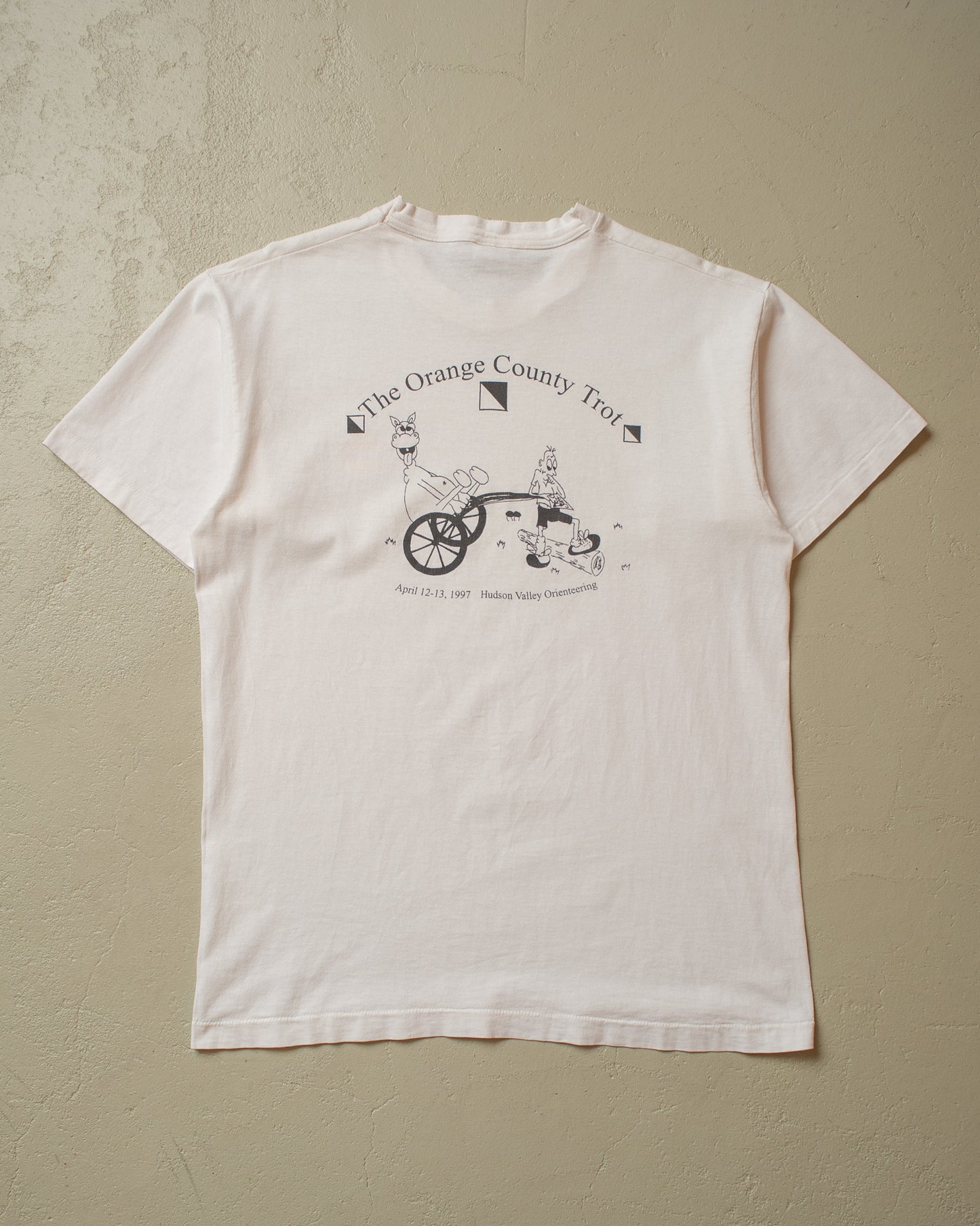 1997 Orange County Trot T-shirt white - L