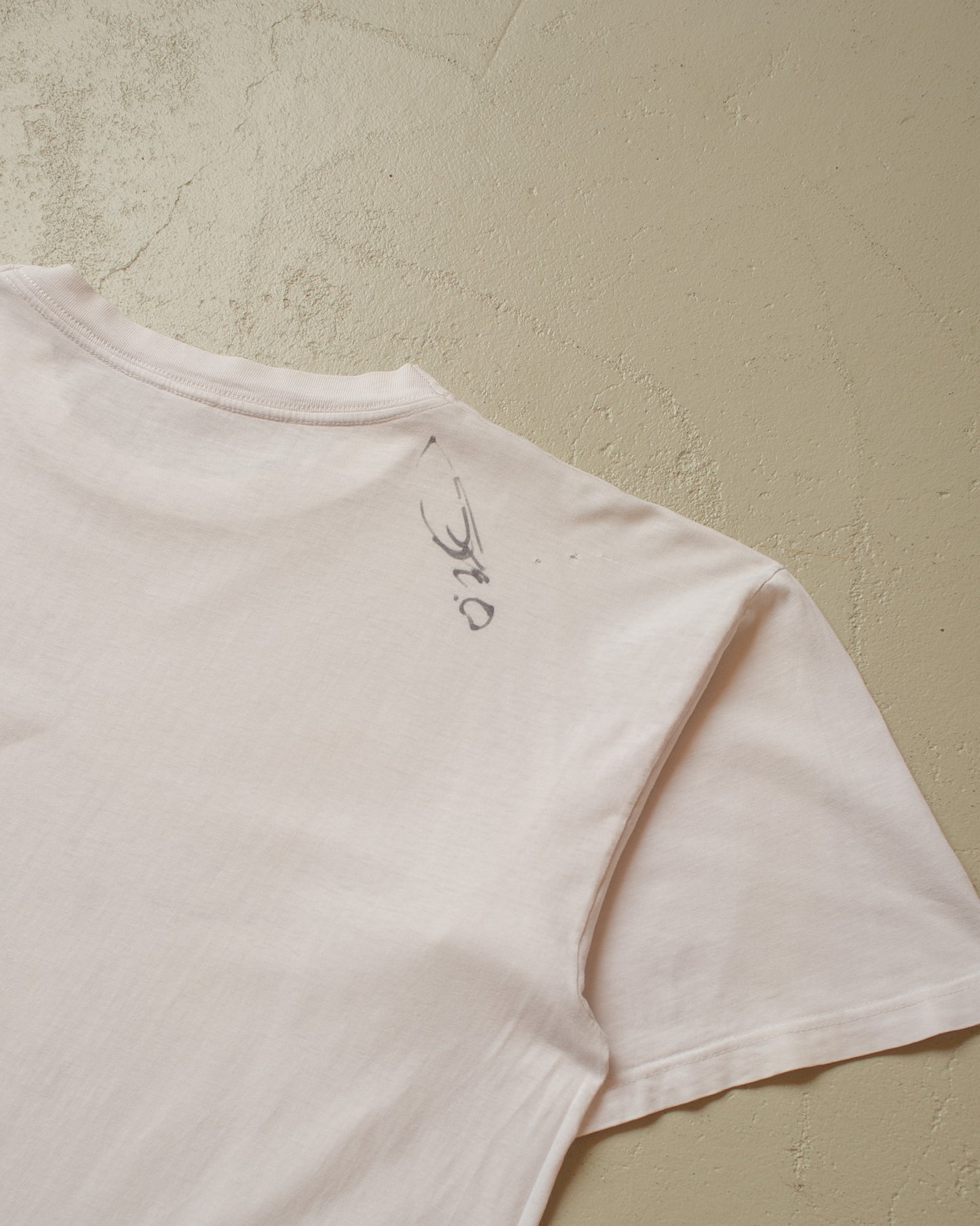1980s signed Cagiva Company Flip T-shirt white - L/XL