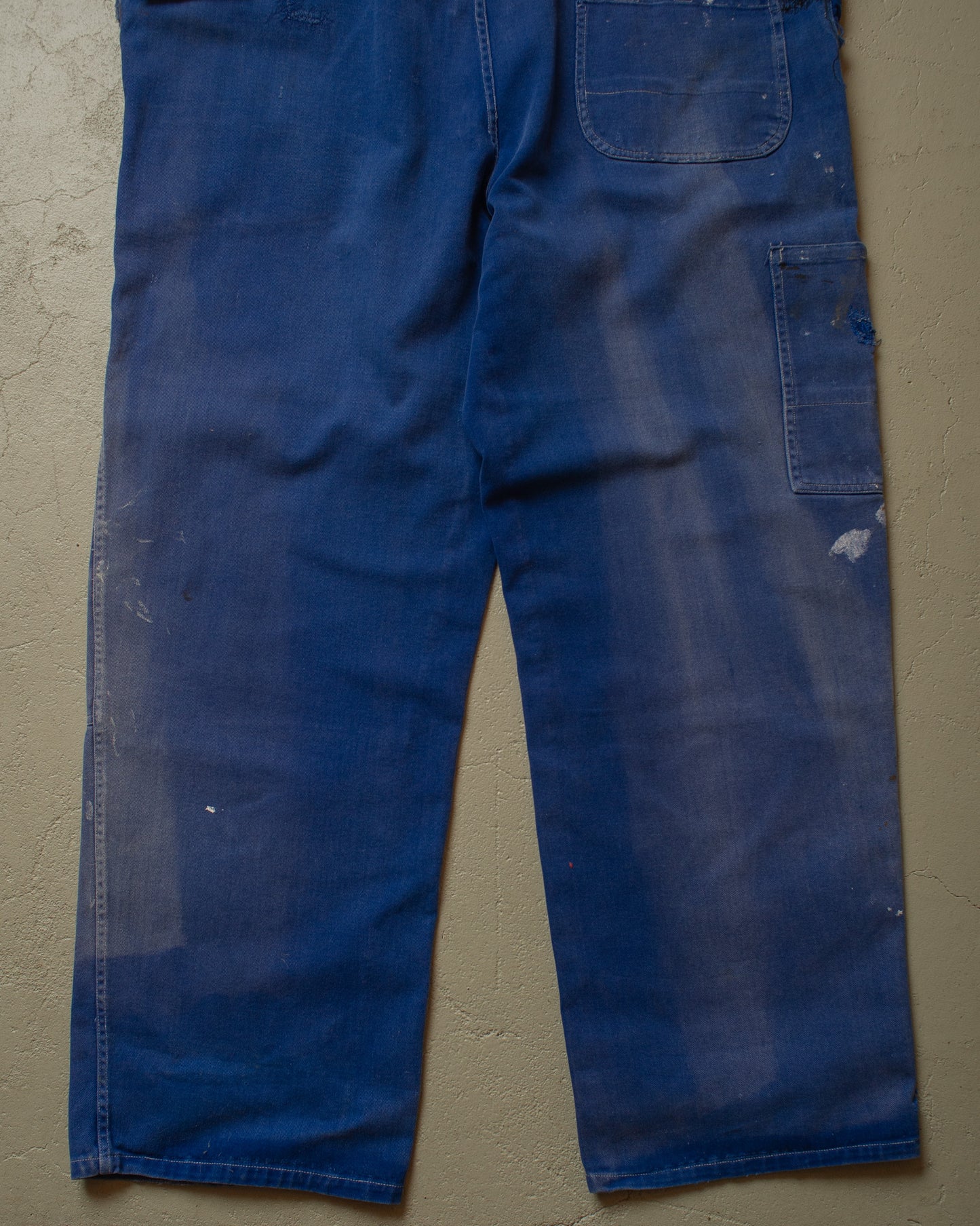 1960s/70s distressed German Workwear Coverall blue - XL