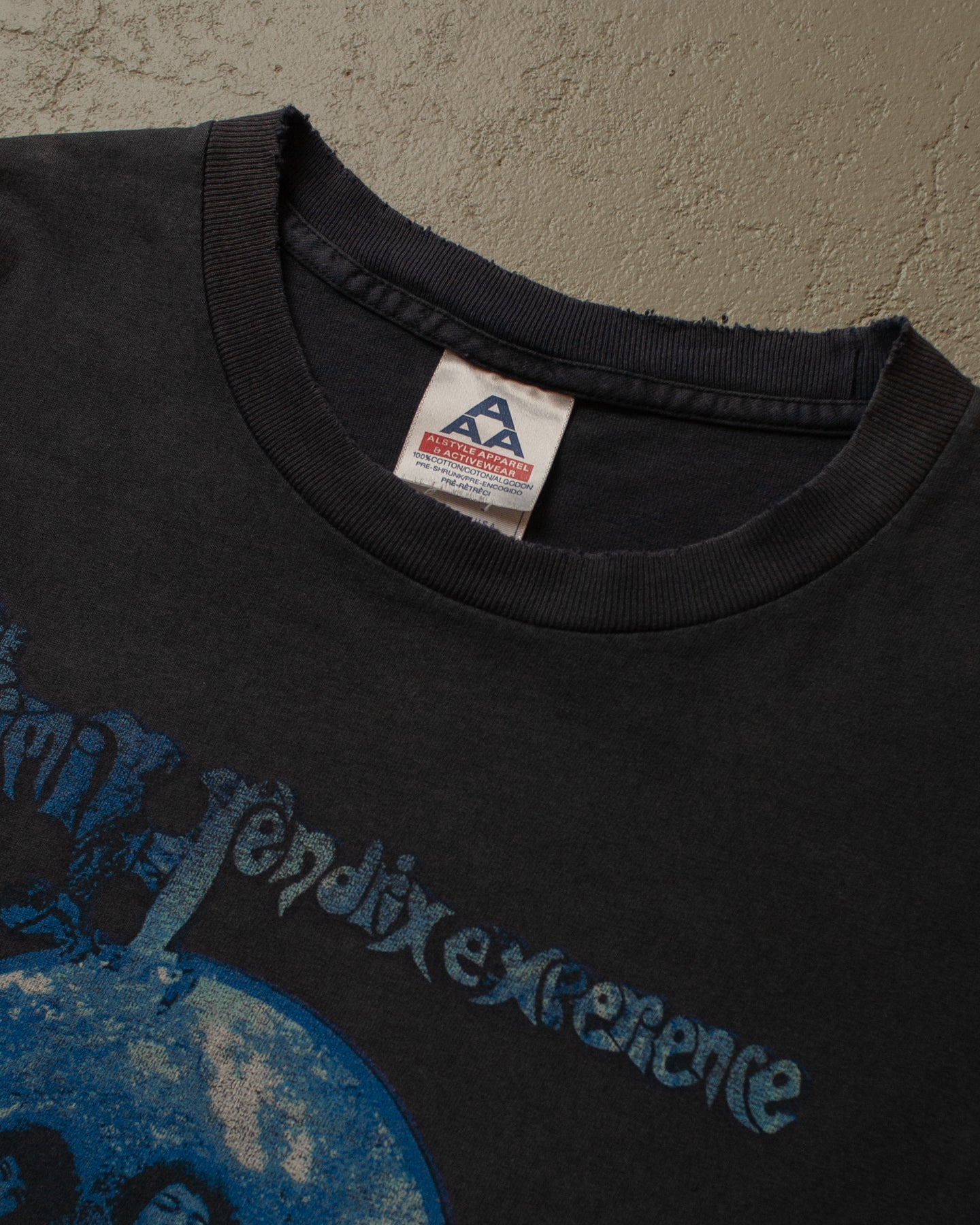 2004 distressed Jimi Hendrix Experience T-shirt black - L/XL