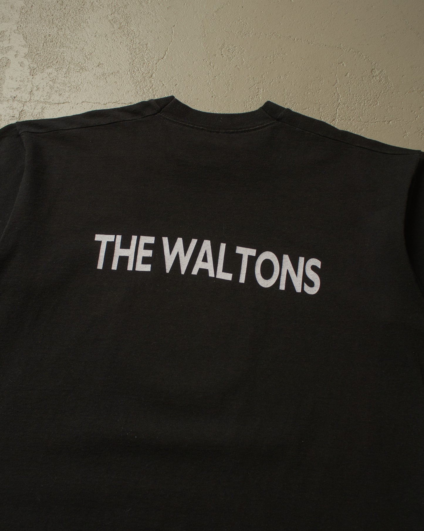1990s The Waltons "Lik my Trakter" Band T-shirt black - XL