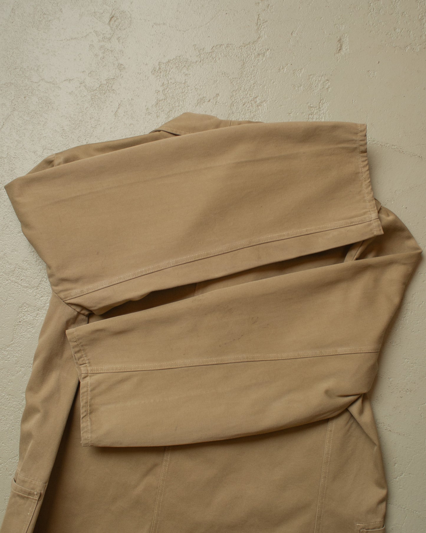 1940s Franz Maasberg German Work Jacket beige - M/L