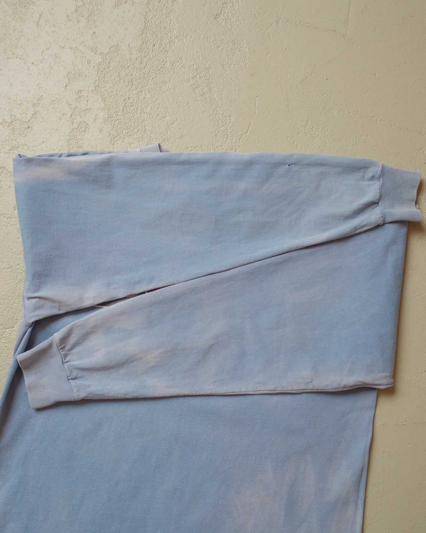 1990s Sunfaded Dooks Riser Pads (Shortys) Longsleeve blue - M/L