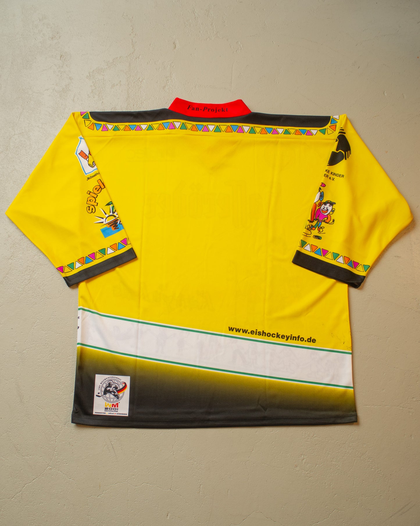2001 unworn WM Kerry´s Kids "Fan Projekt" Icehockey Jersey - XXL