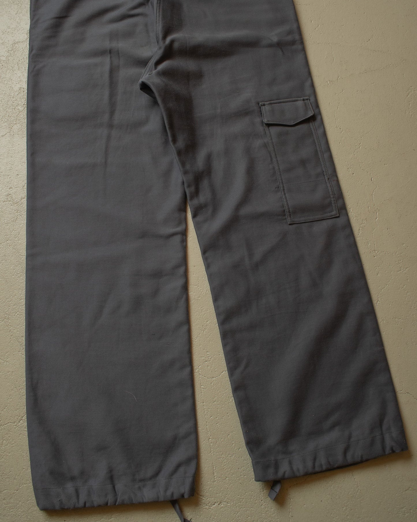 1982 German Federal Post Moleskin Work Set grey - L
