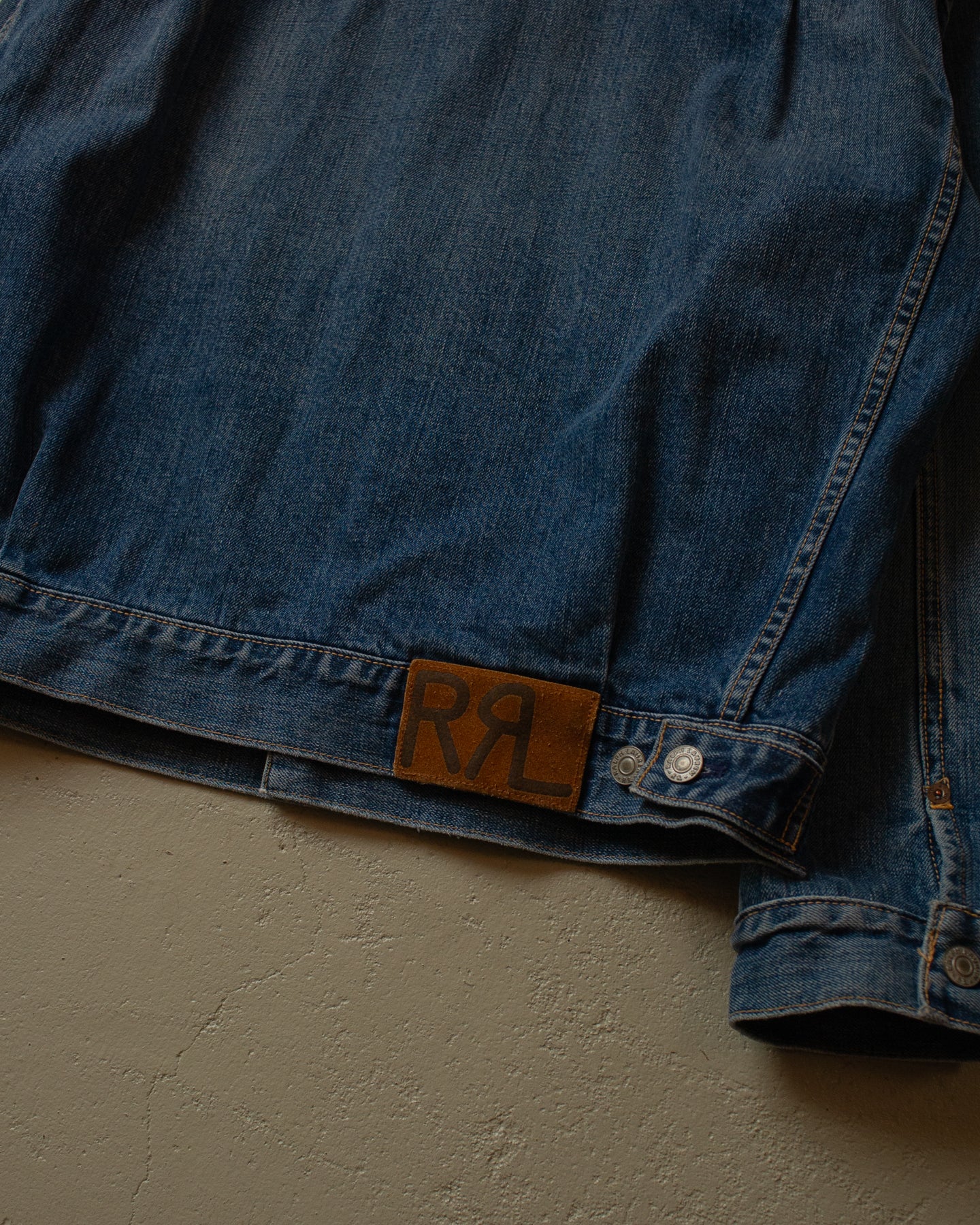 90s Double RL Type 2 lined Denim Jacket blue - M