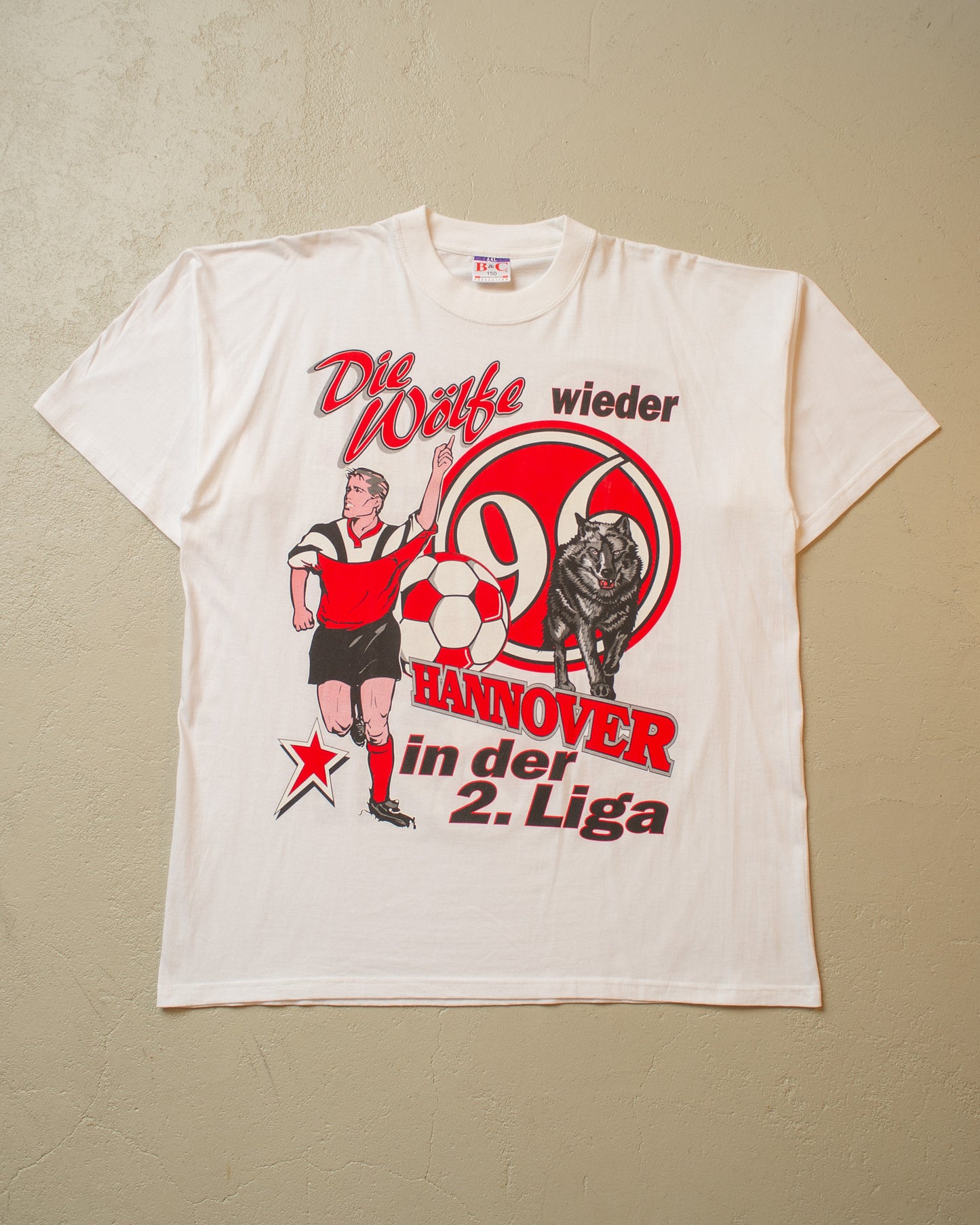 2000s unworn Hannover "Die Wölfe" T-shirt white - XL/XXL