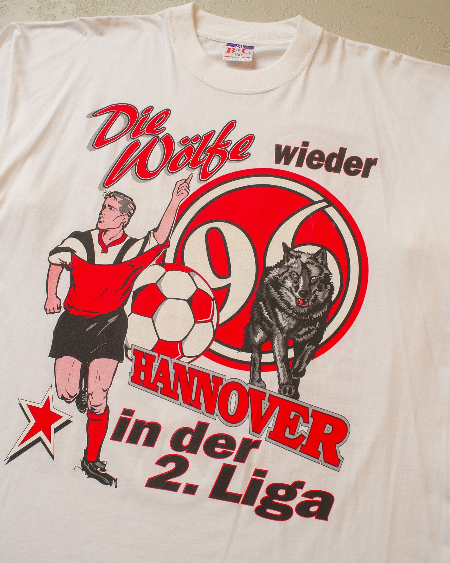 2000s unworn Hannover "Die Wölfe" T-shirt white - XL/XXL