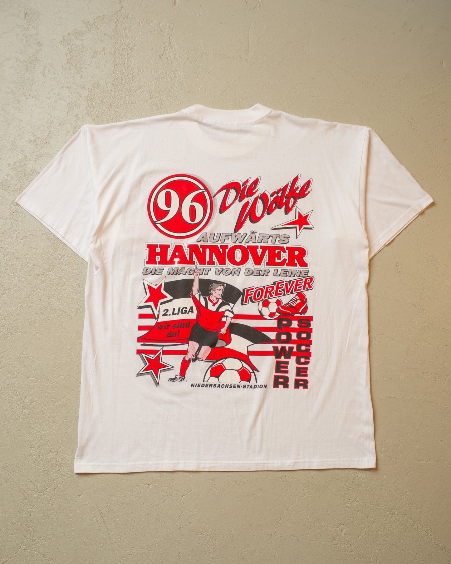 2000s unworn Hannover "Die Wölfe" T-shirt white - XL/XXL
