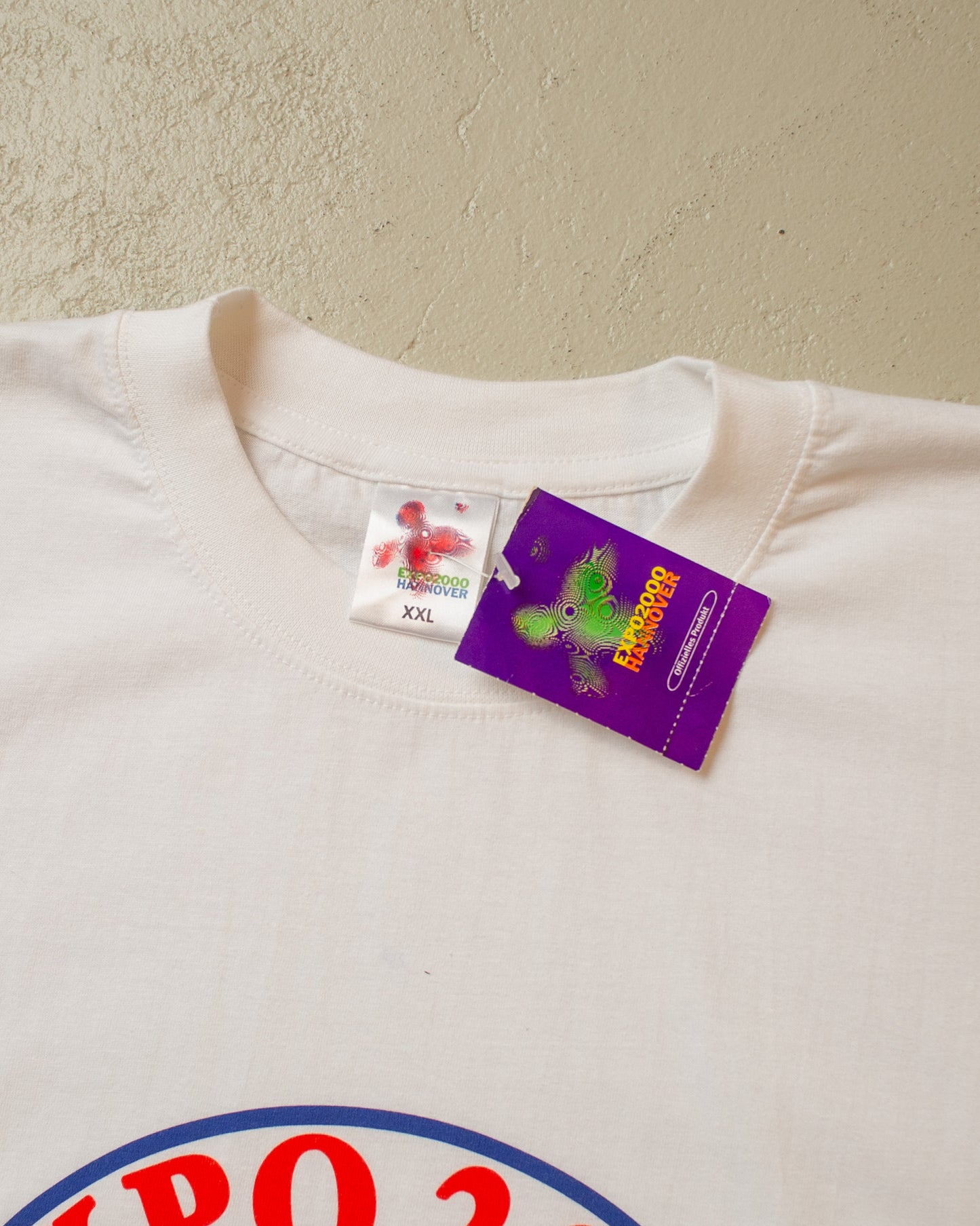 Deadstock Expo 2000 Hannover "Twipsy" T-shirt white - XXL