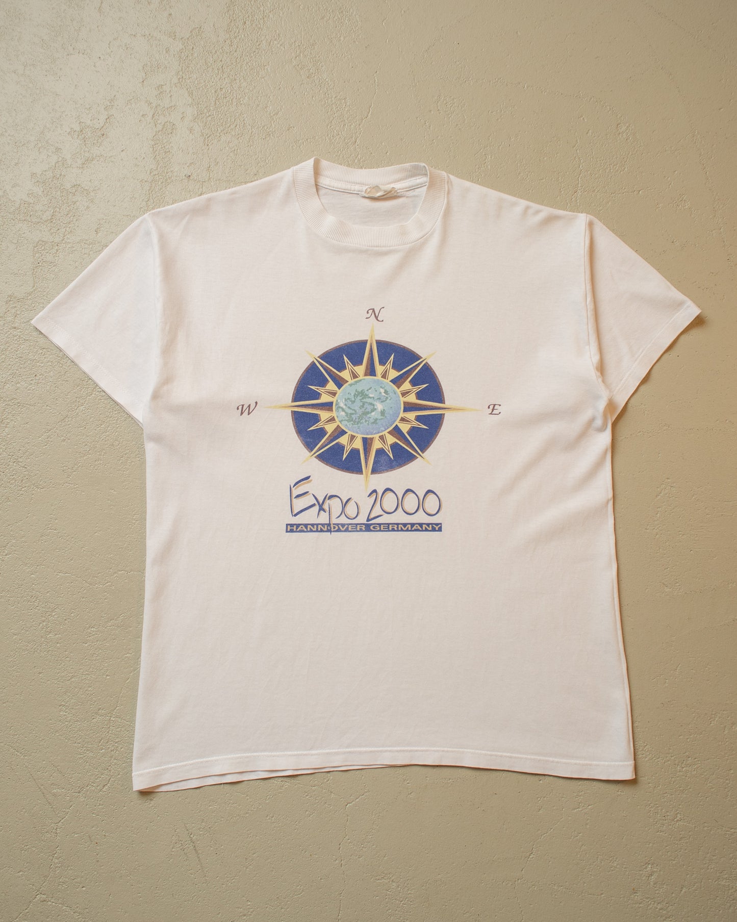 Expo 2000 Hannover Compass T-shirt white - M/L