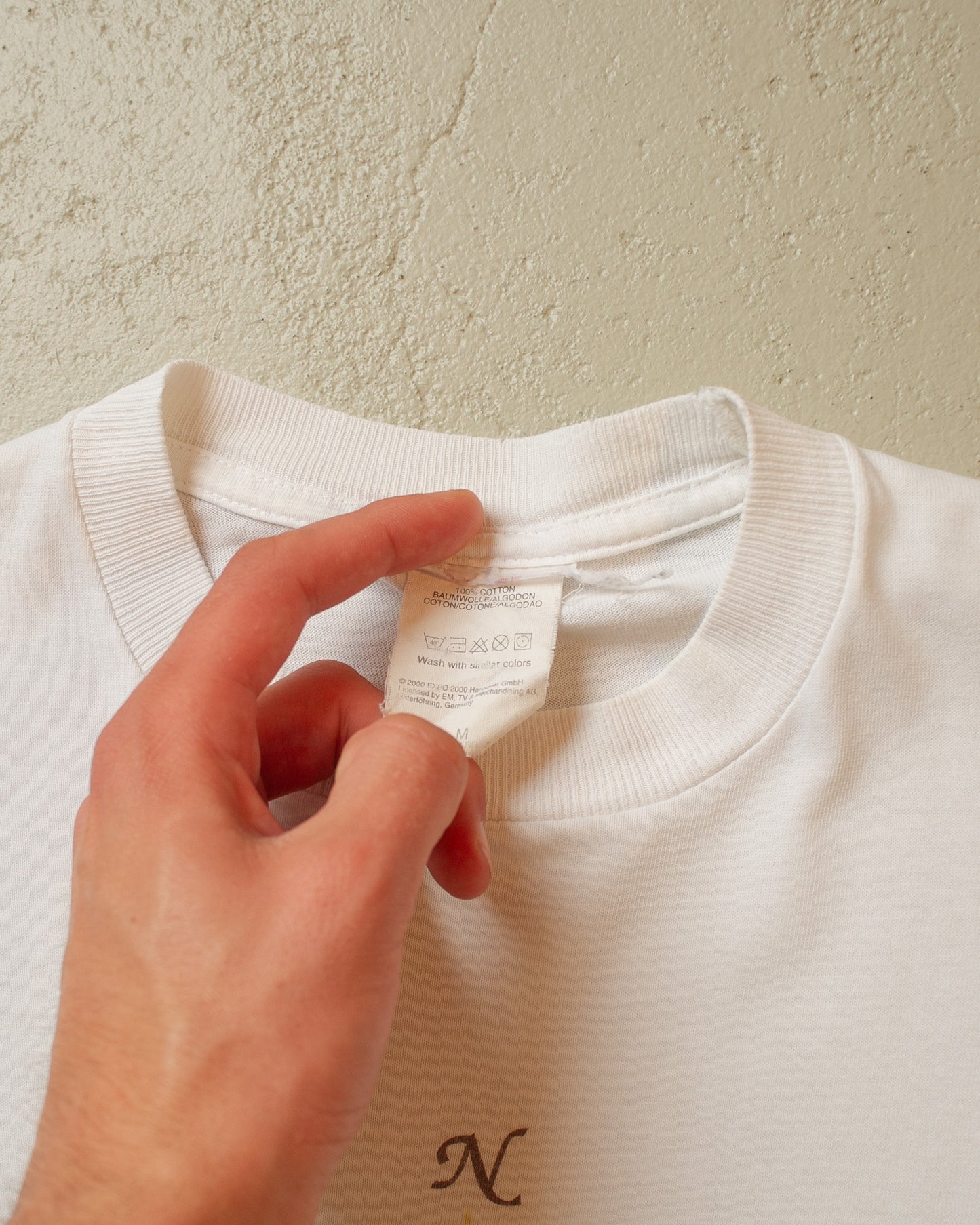 Expo 2000 Hannover Compass T-shirt white - M/L